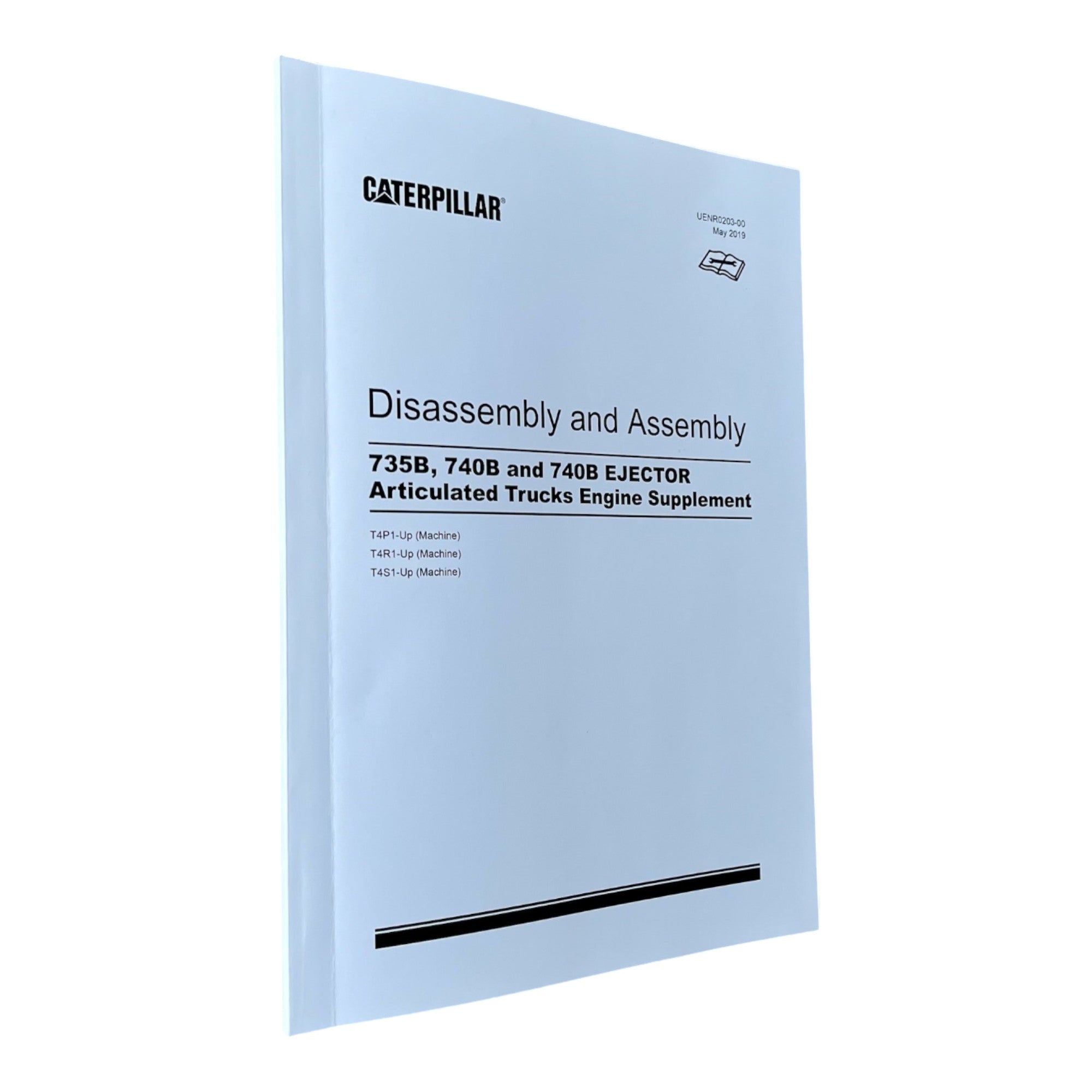 Manual de servicio del conjunto de desmontaje y suministro del motor del camión Caterpillar 735B 740B UENR0203