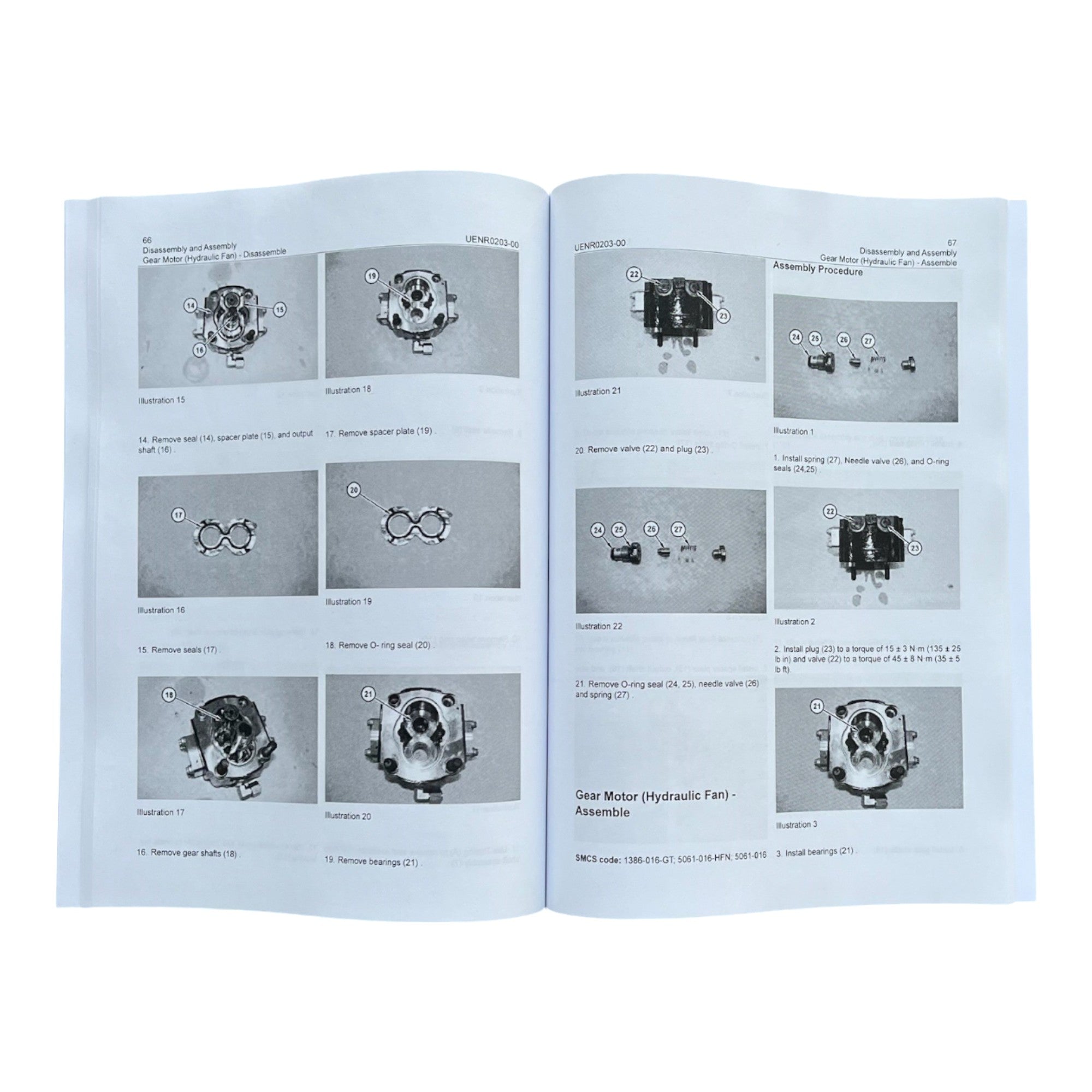 Manual de servicio del conjunto de desmontaje y suministro del motor del camión Caterpillar 735B 740B UENR0203