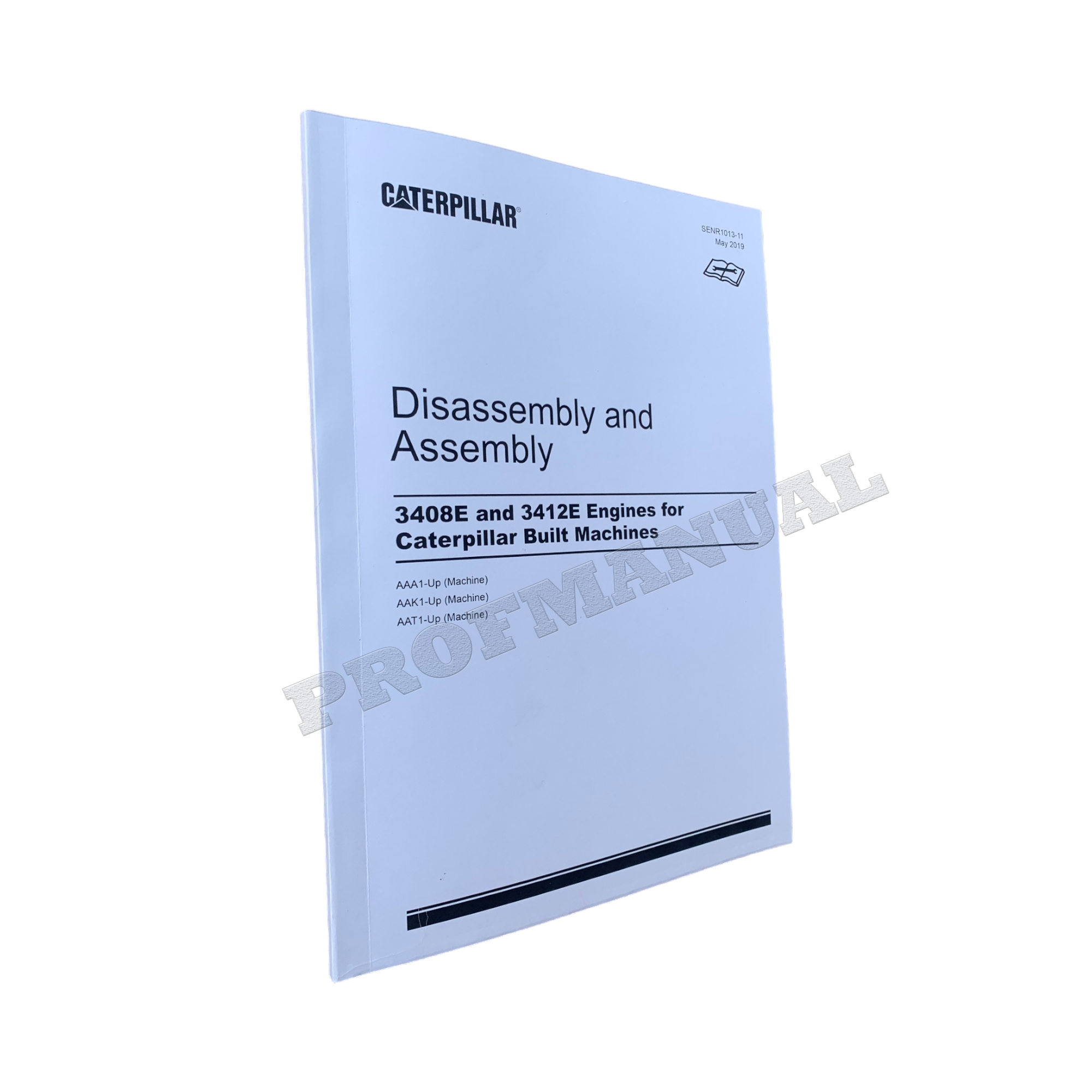 Caterpillar Cat 3408E 3412E Engine Built Machine Disassembly Assembly Manual