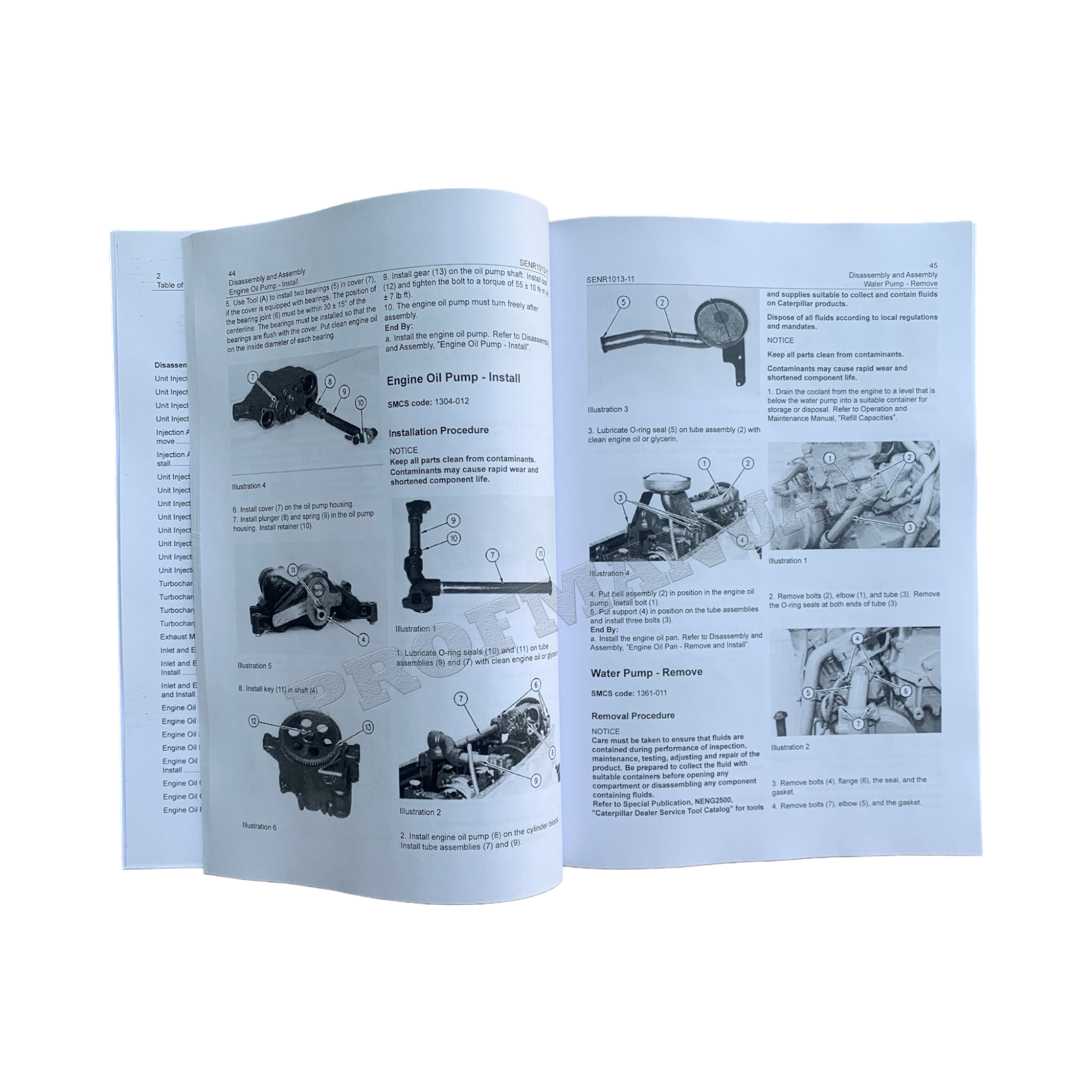 Manual de armado de la máquina, desmontaje y ensamblaje del motor Caterpillar 3408E 3412E SENR1013