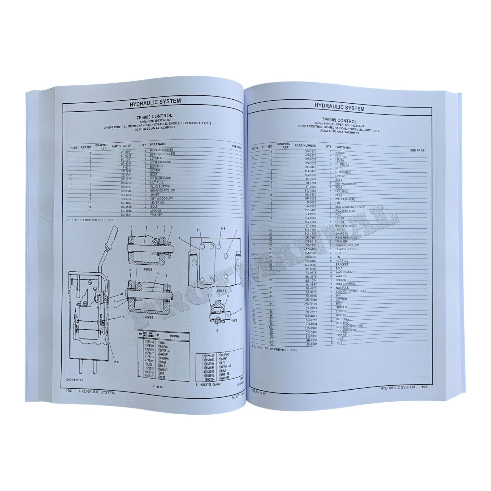 Caterpillar Cat 943LGP Track Loader Parts Catalog Manual