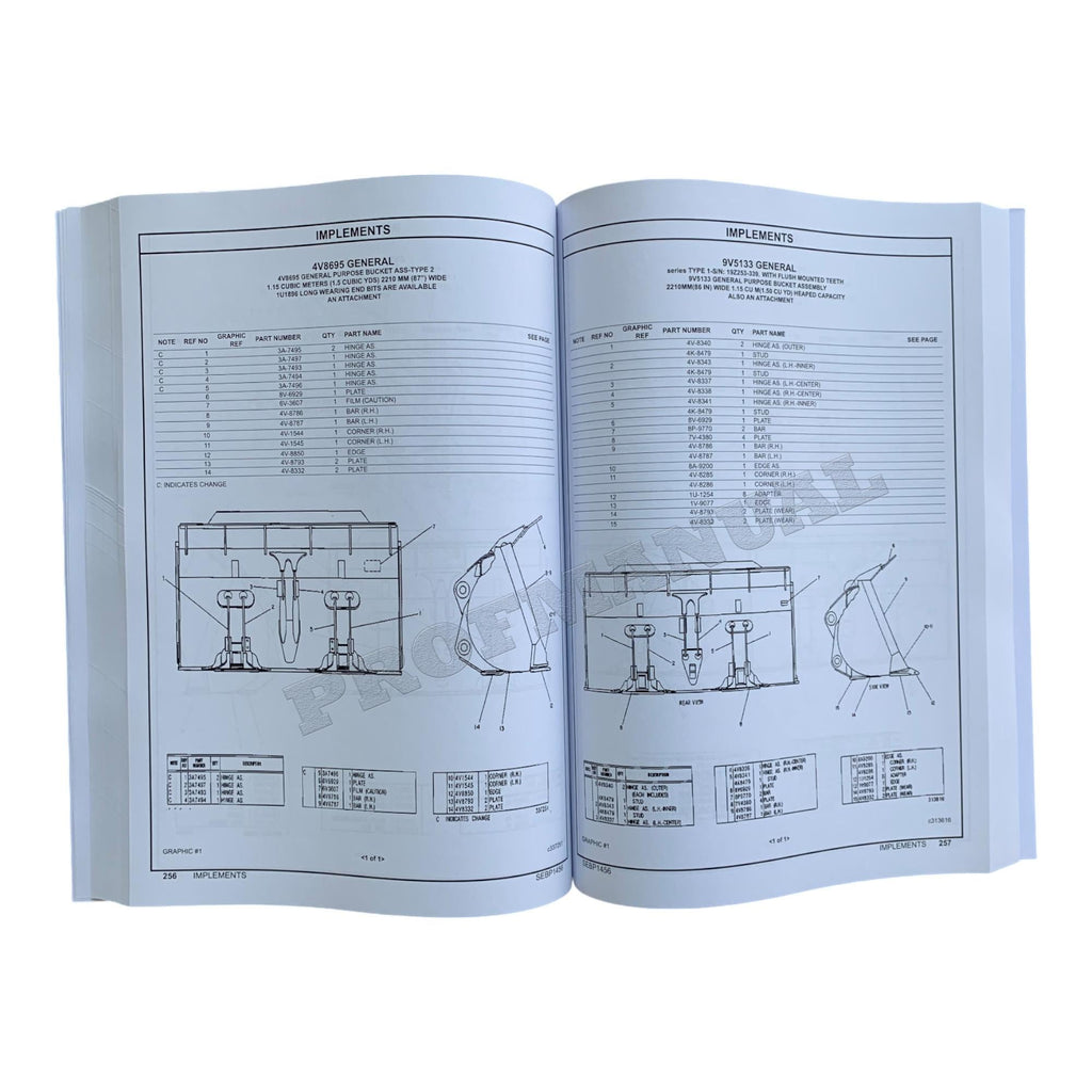 Caterpillar Cat 943LGP Track Loader Parts Catalog Manual