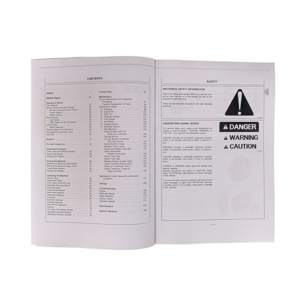 HITACHI EX100-3 EX100M-3 EX120-3 EXCAVATOR OPERATORS MANUAL #1
