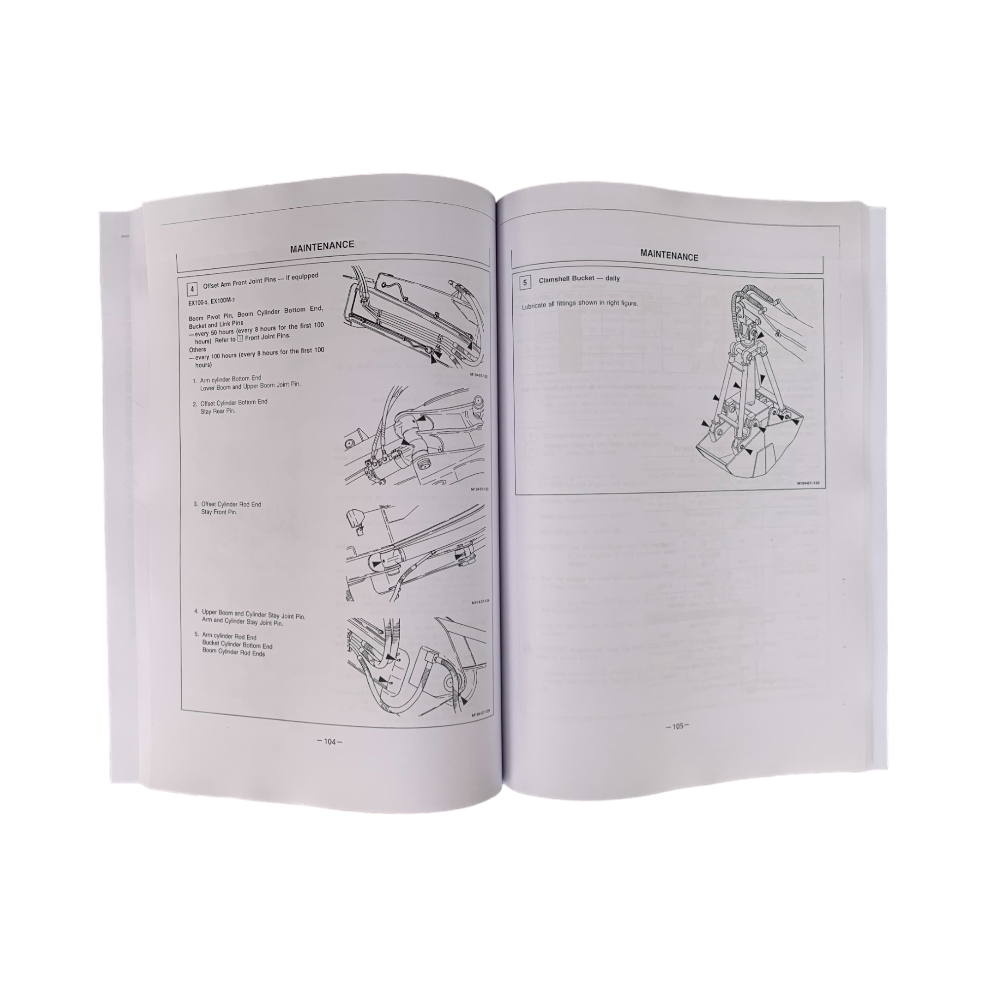 HITACHI EX100-3 EX100M-3 EX120-3 EXCAVATOR OPERATORS MANUAL #1