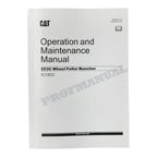 Manual de mantenimiento del operador de la taladora apiladora de ruedas Caterpillar 553C