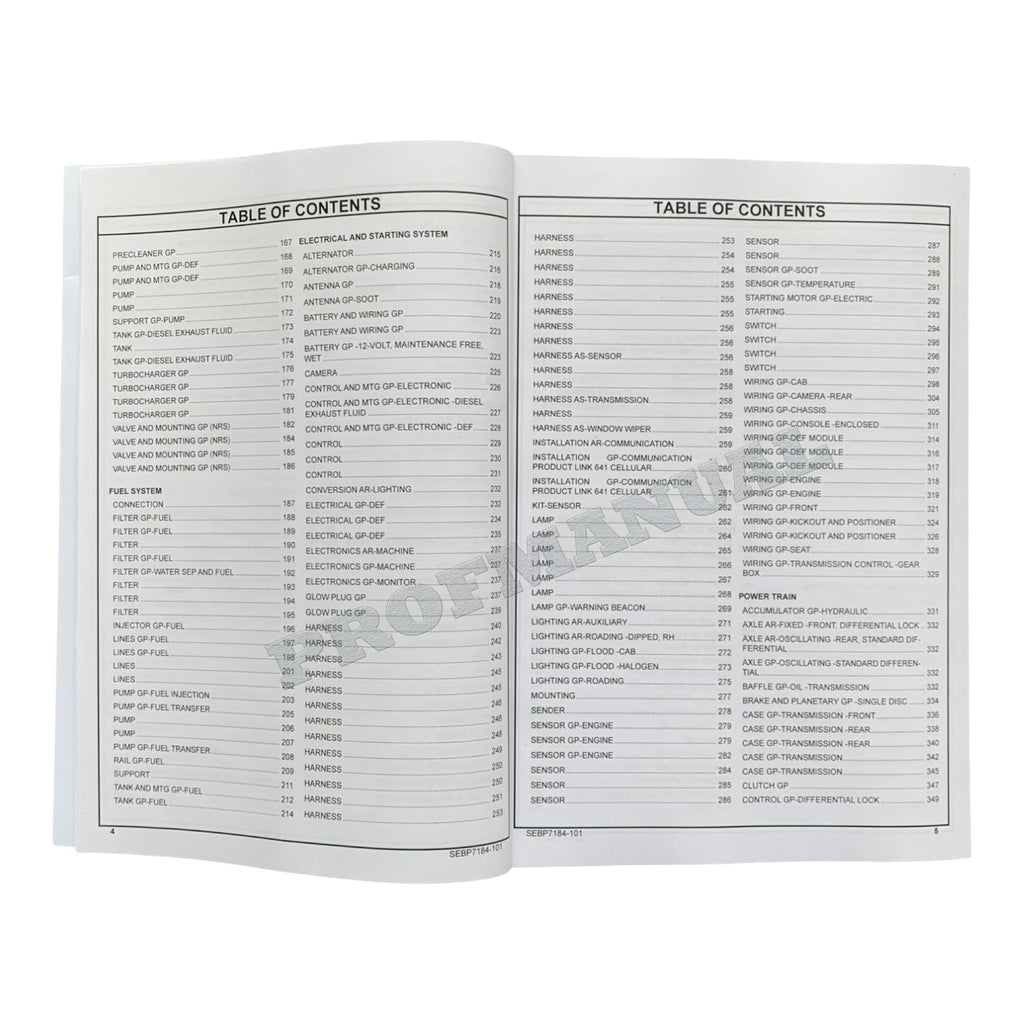 Caterpillar Cat 930M Wheel Loader Parts Catalog Manual SEBP71841