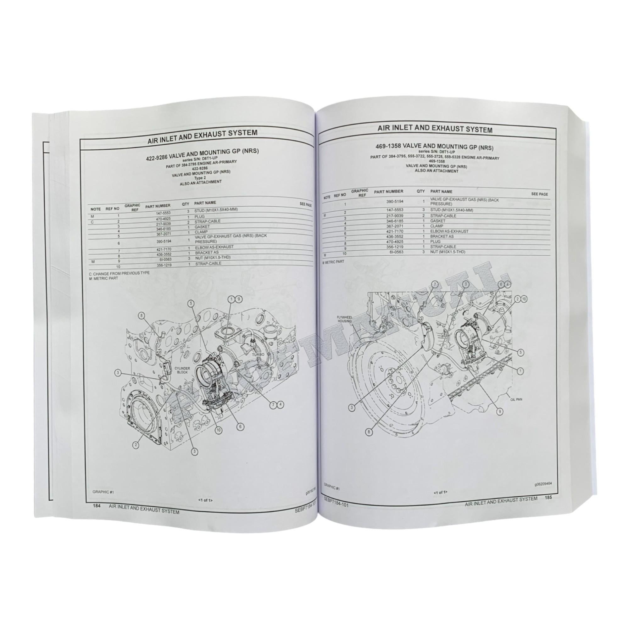 Caterpillar Cat 930M Wheel Loader Parts Catalog Manual SEBP71841