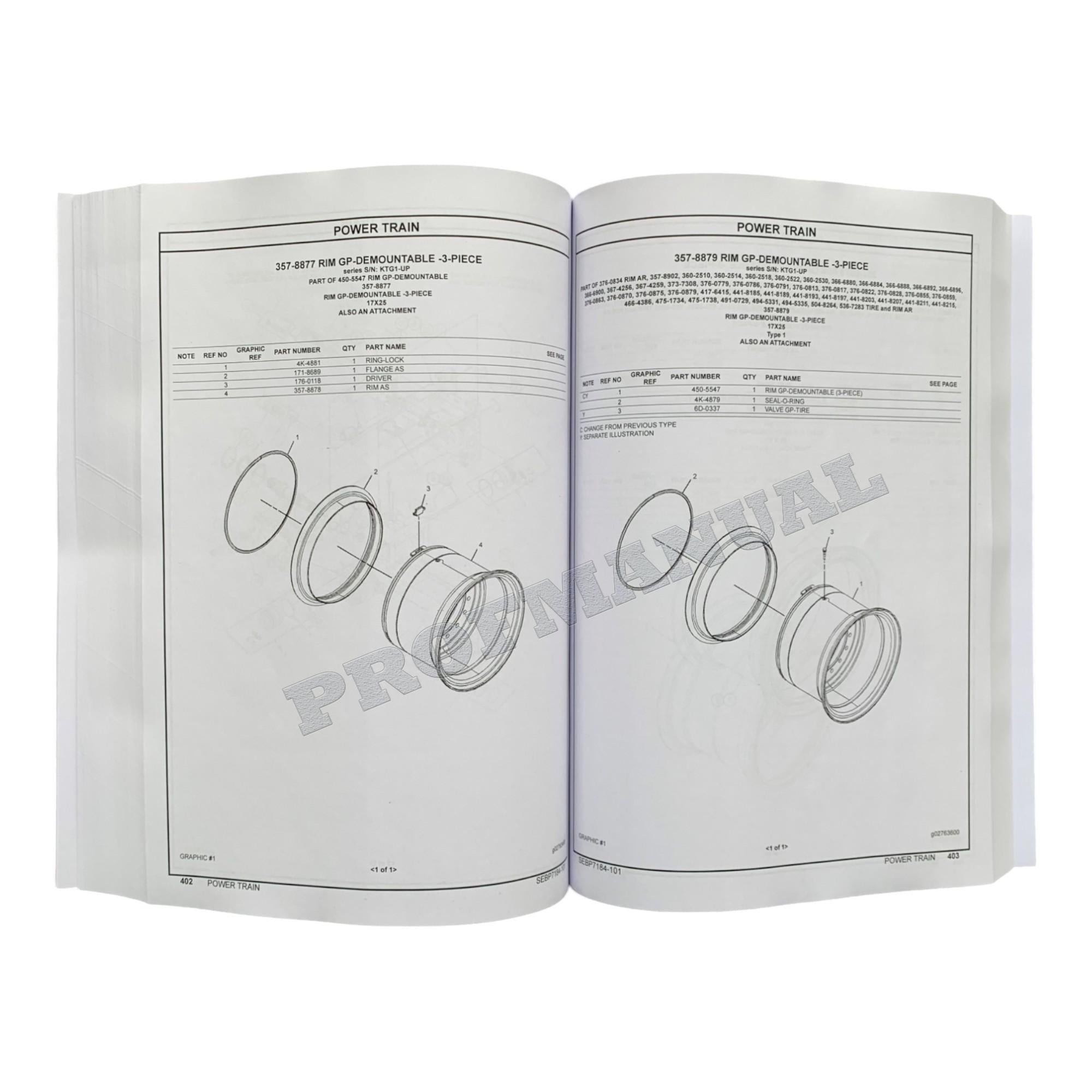 Caterpillar Cat 930M Wheel Loader Parts Catalog Manual SEBP71841