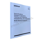Caterpillar BA-921 Bendix Air Compressor Spec Test Adjusting Disassembly Assembly Manual