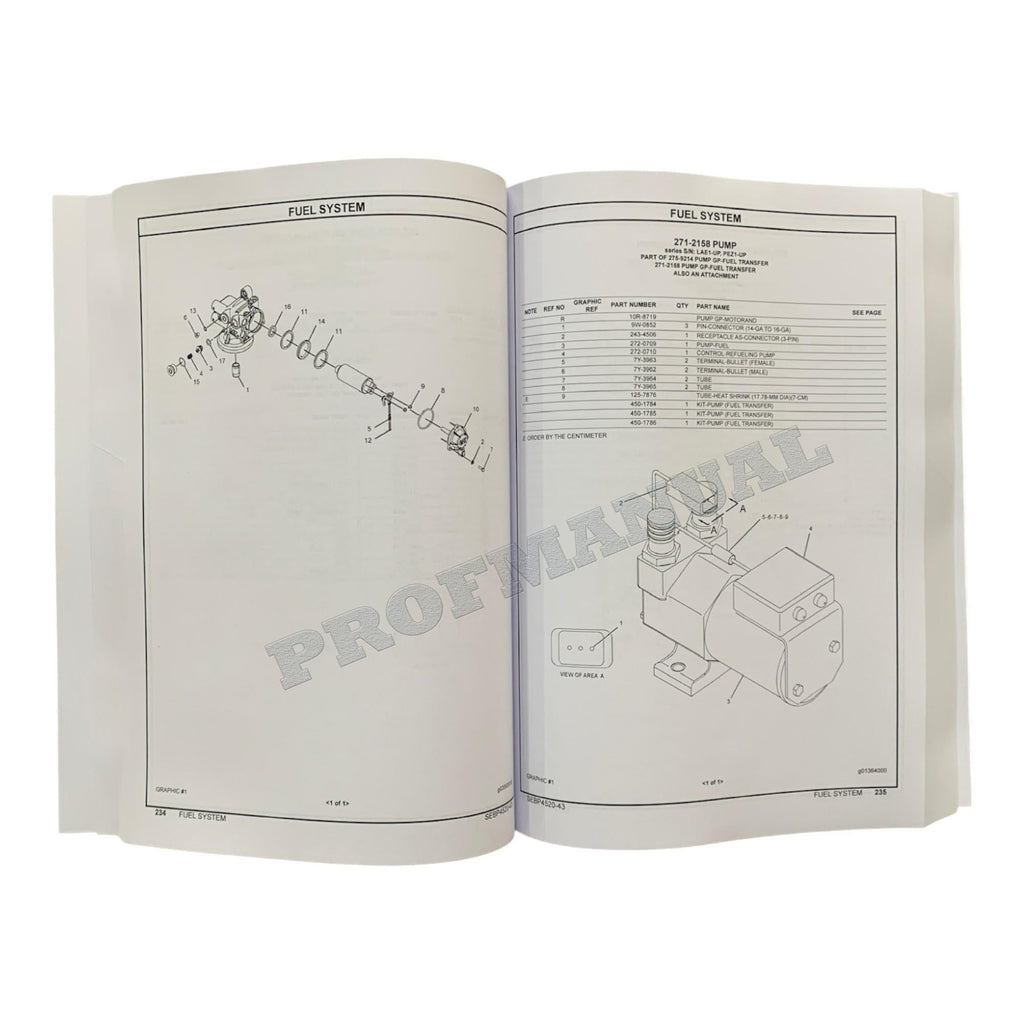 Caterpillar Cat D6T Tractor STD XL Parts Catalog Manual SEBP4520