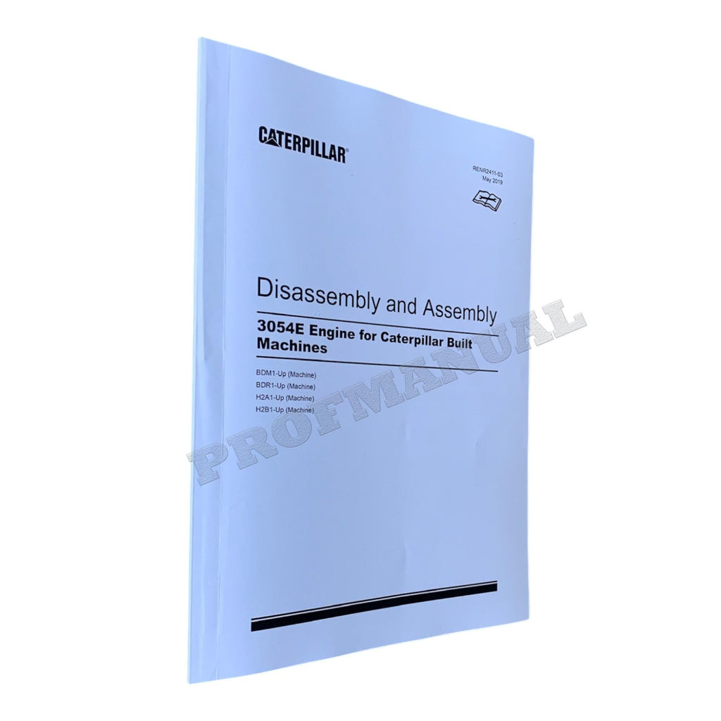 Caterpillar CAT 3054E Engine Manual Disassembly Assembly