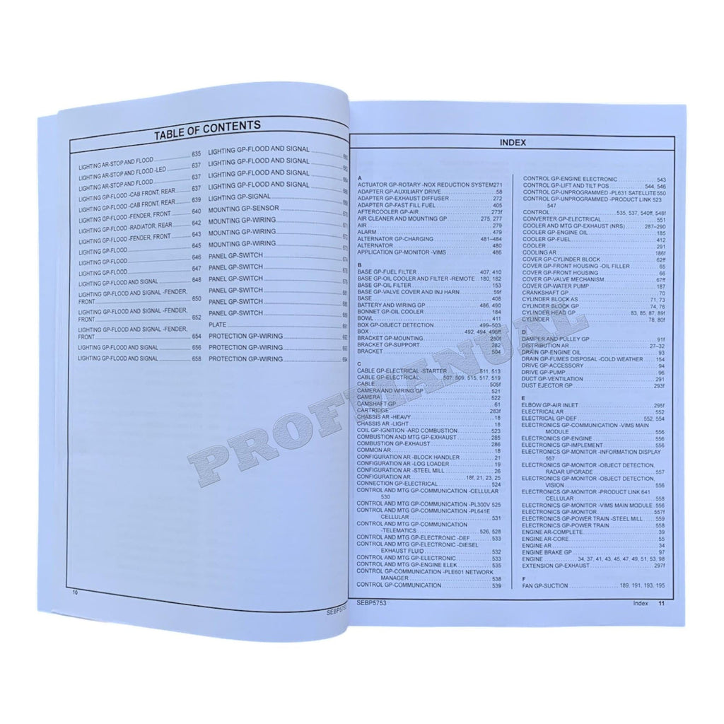 Caterpillar Cat 988K Wheel Loader Parts Catalog Manual SEBP5753