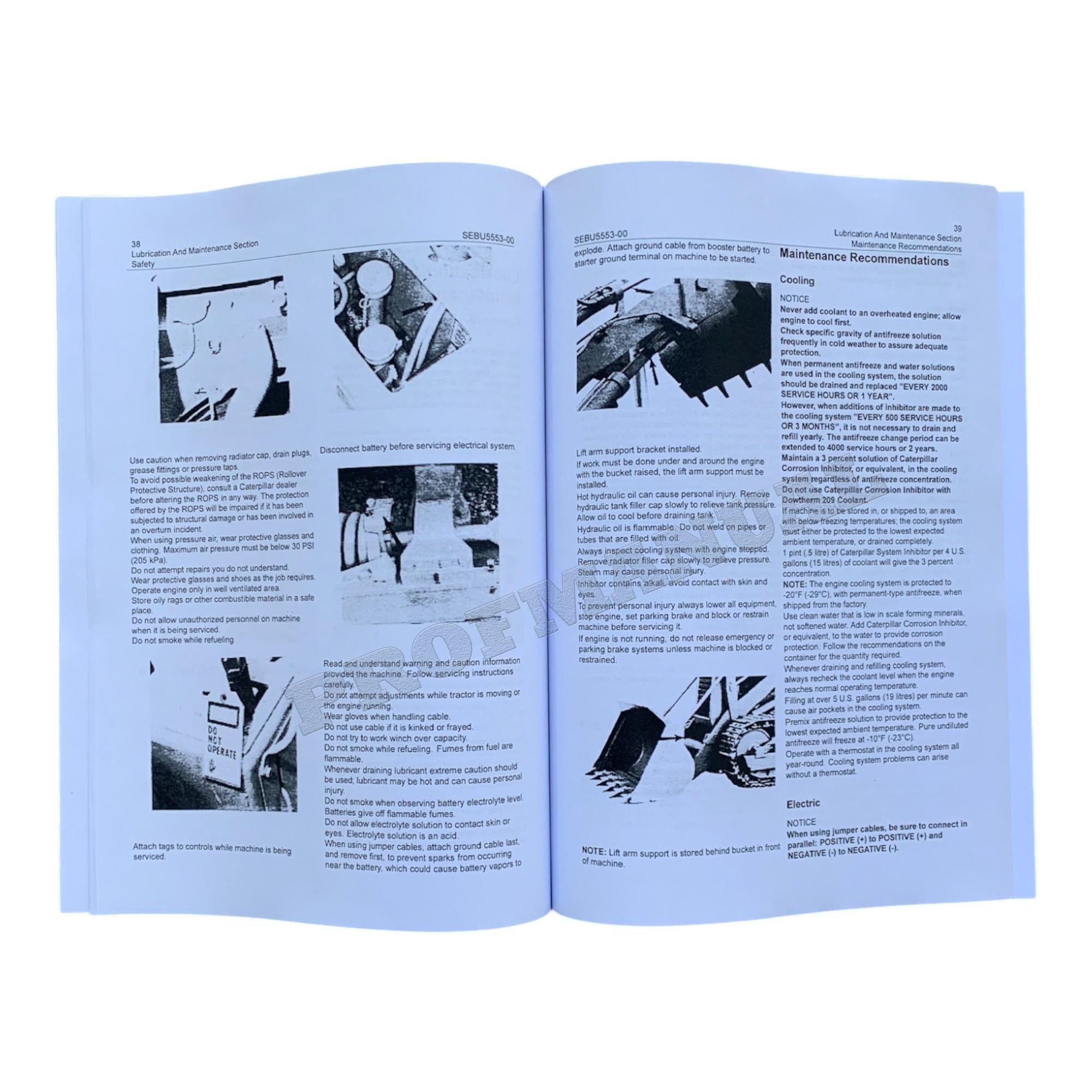 Manual de mantenimiento del operador del cargador de cadenas Caterpillar 931