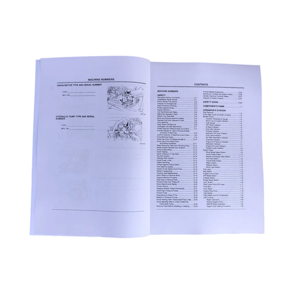 HITACHI EX150LC-5 EXCAVATOR OPERATORS MANUAL