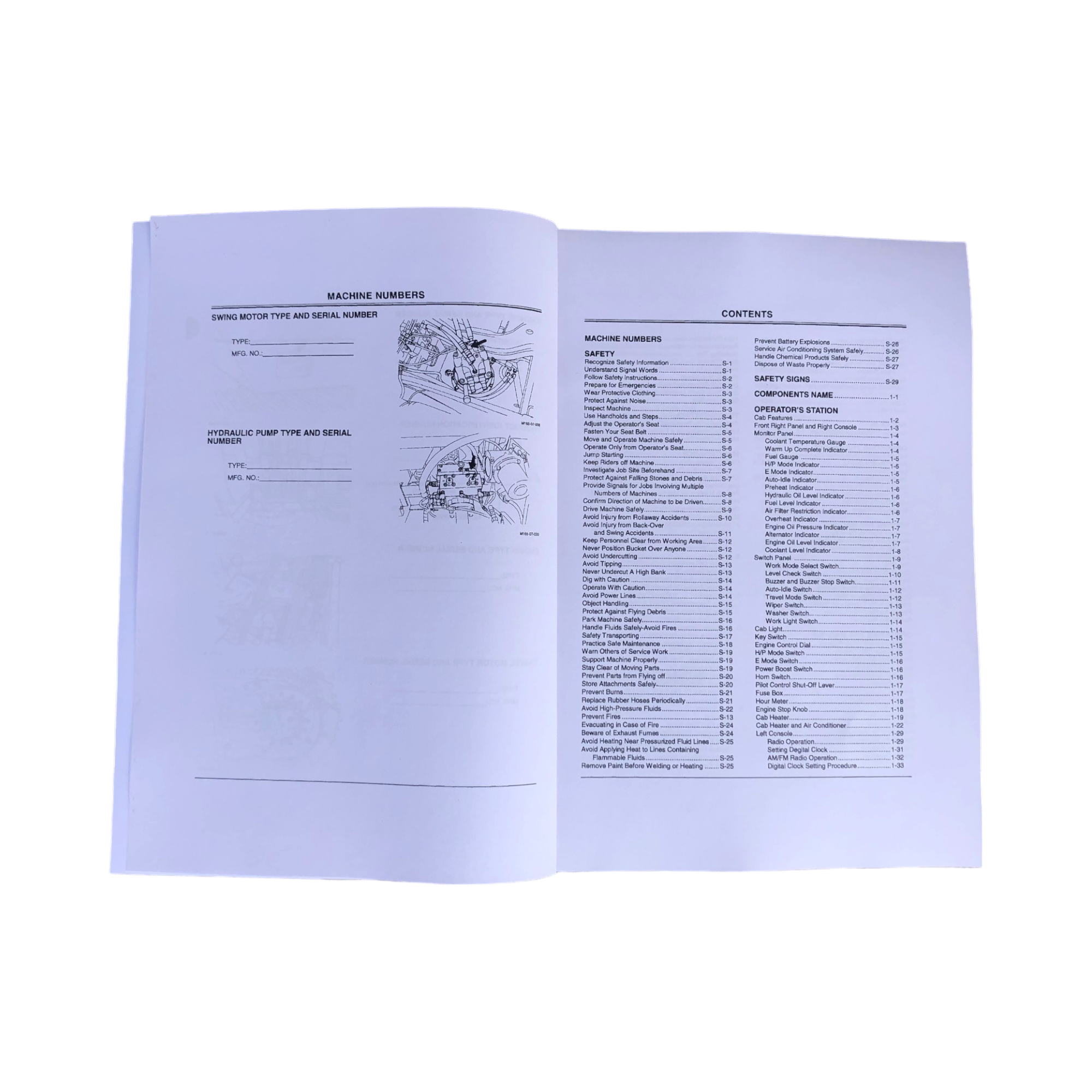 HITACHI EX150LC-5 EXCAVATOR OPERATORS MANUAL