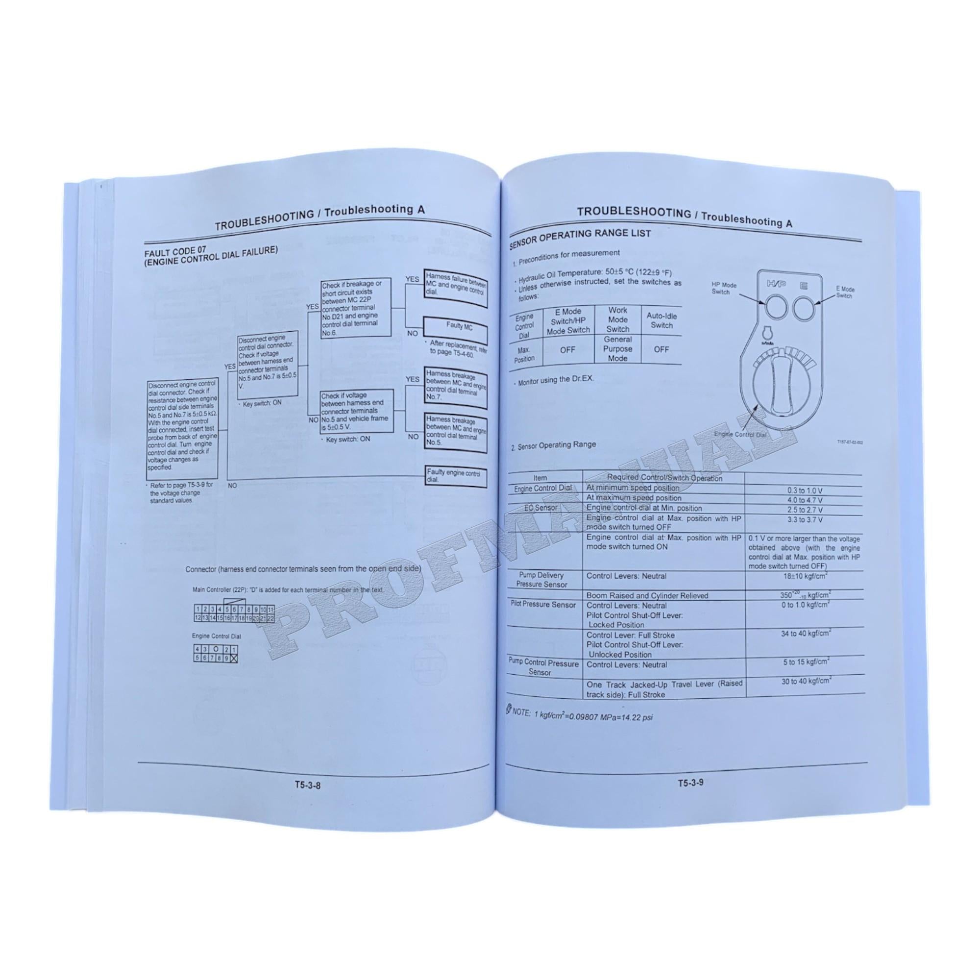 HITACHI EX150LC-5 EX160LC-5 Excavator Troubleshooting Technical Manual