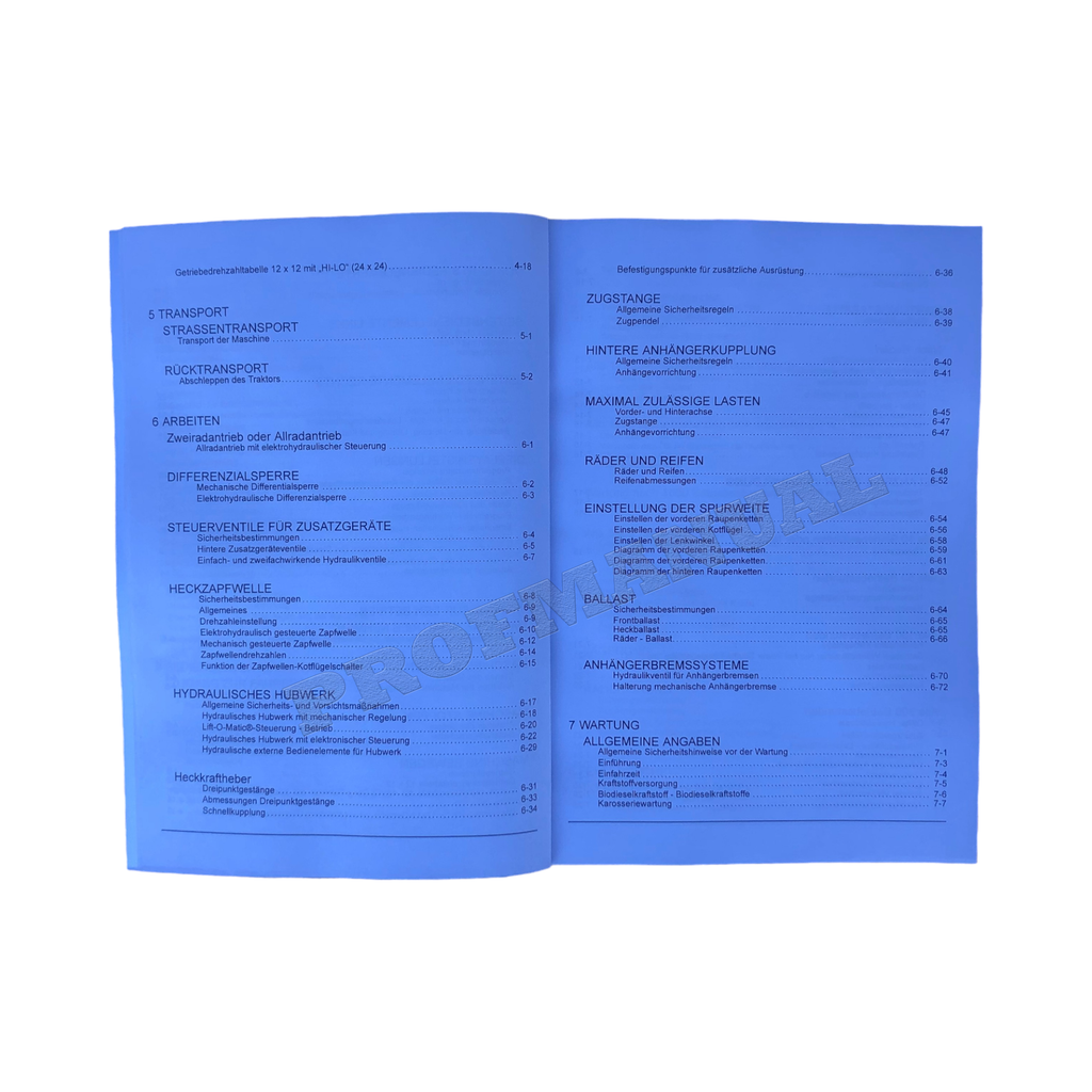 New Holland T4.85 T4.95 T4.105 traktor betriebsanleitung