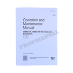 Manual del operador de la miniexcavadora hidráulica Caterpillar 308E2 CR 308E2 SR