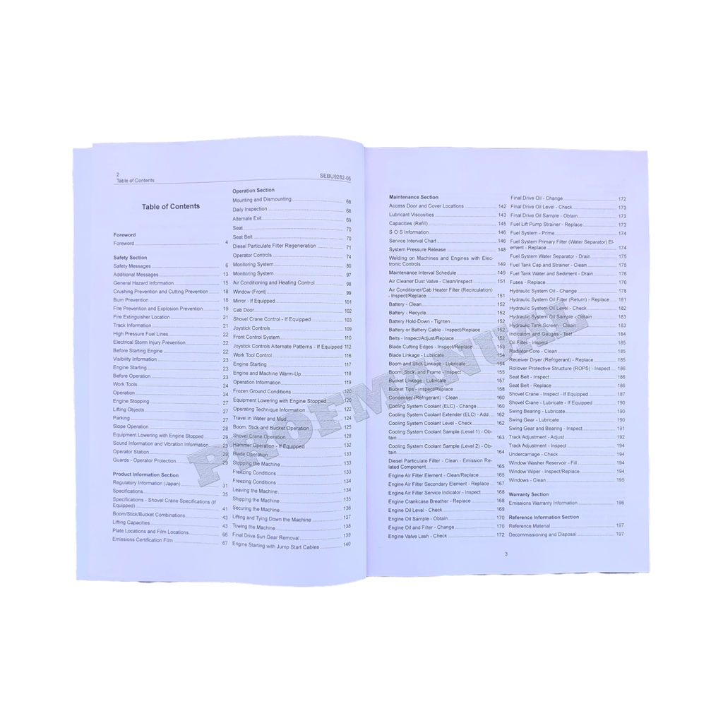 Manual del operador de la miniexcavadora hidráulica Caterpillar 308E2 CR 308E2 SR