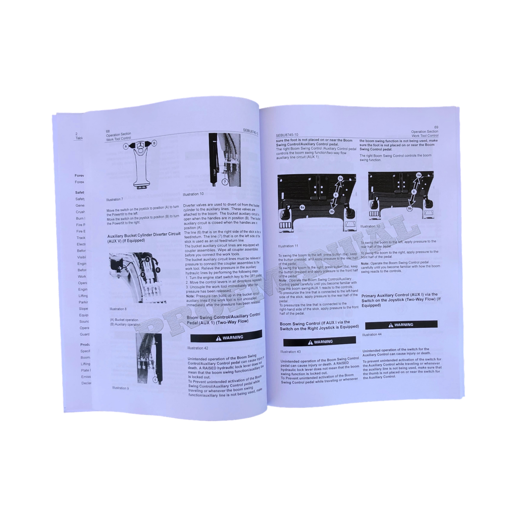 Manual de mantenimiento del operador de la miniexcavadora hidráulica Caterpillar 302.7D CR