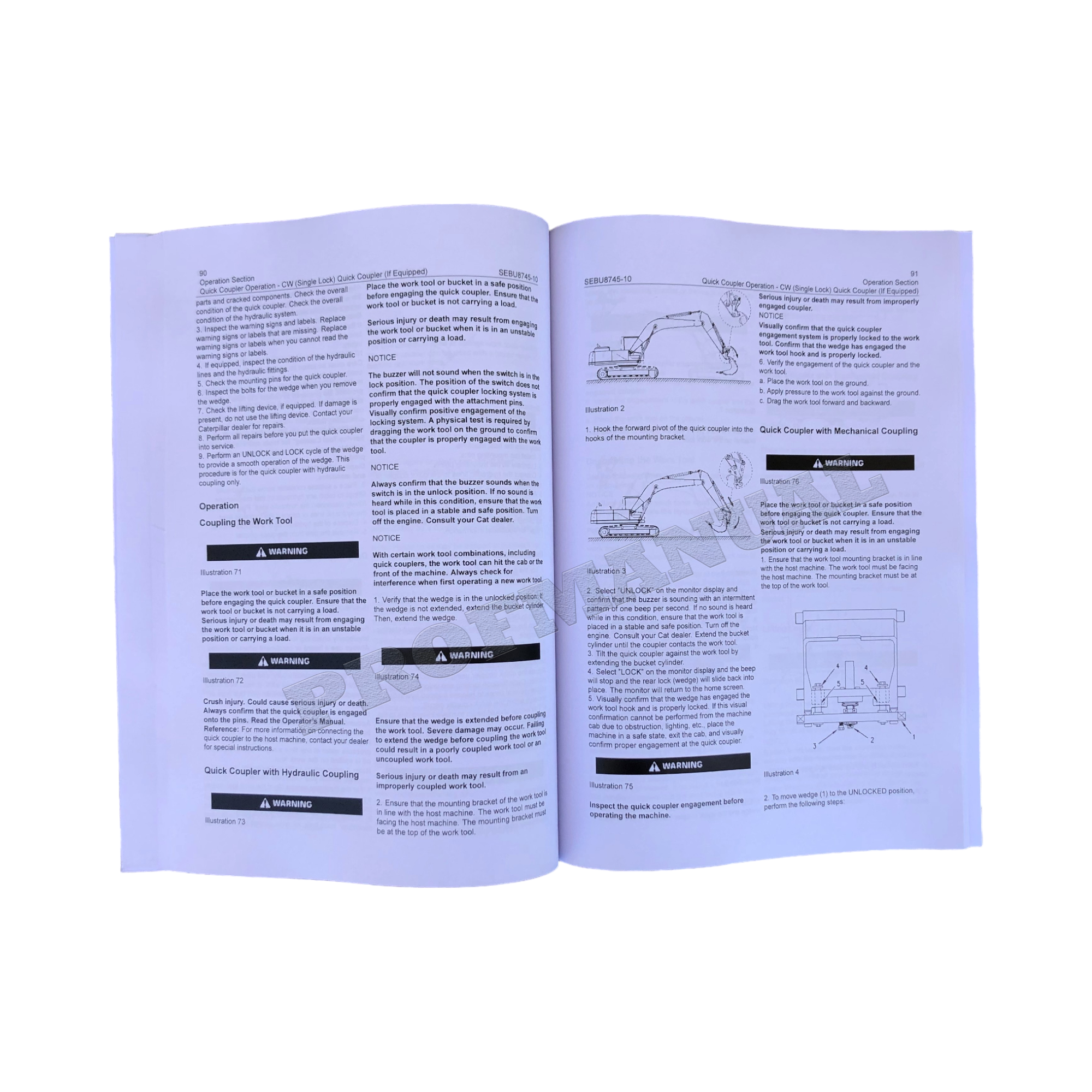 Manual de mantenimiento del operador de la miniexcavadora hidráulica Caterpillar 302.7D CR