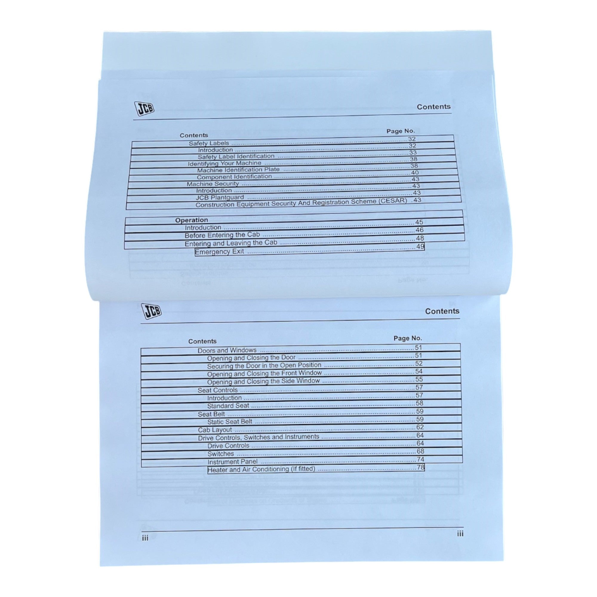 JCB 8055 RTS 8055 ZTS 8060RTS 8065 RTS Midi Excavator Operators Manual