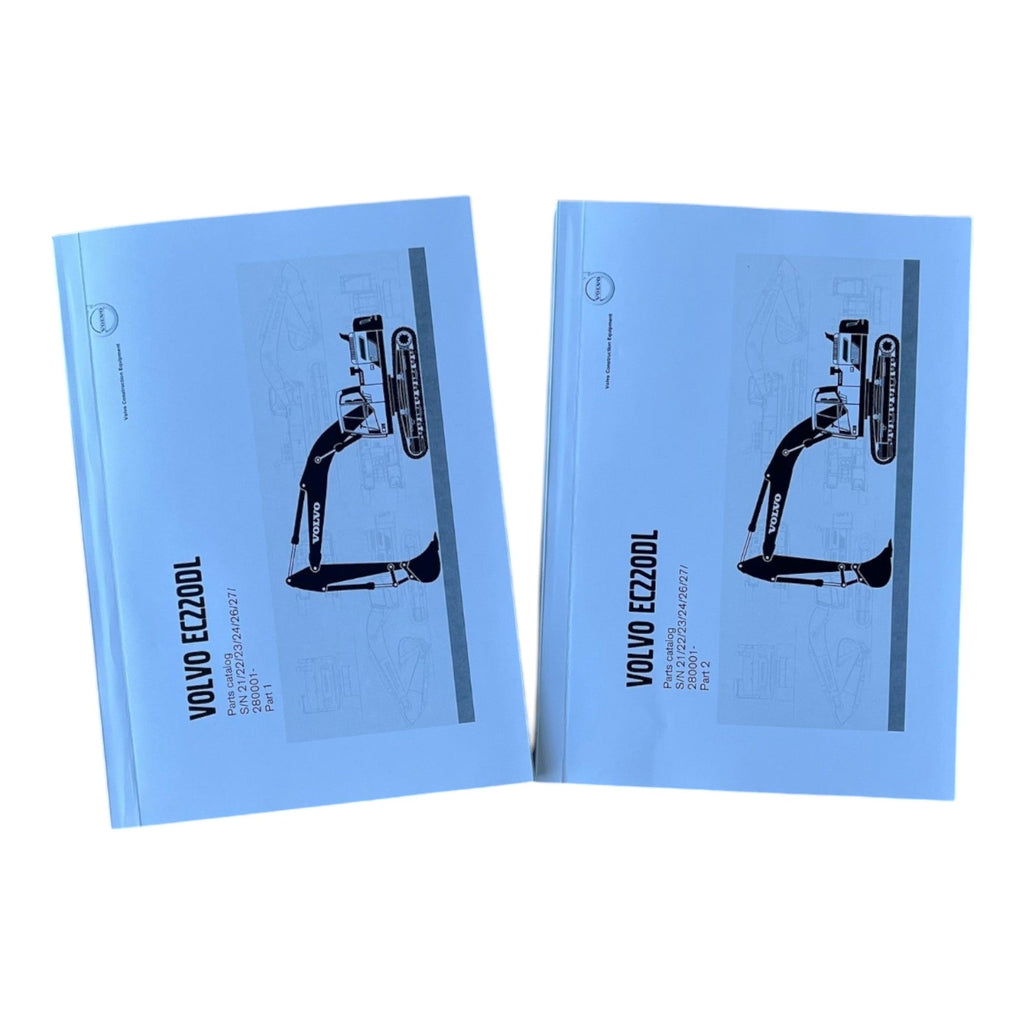 VOLVO EC220D L Excavator Parts Catalog Hard Copy Manual