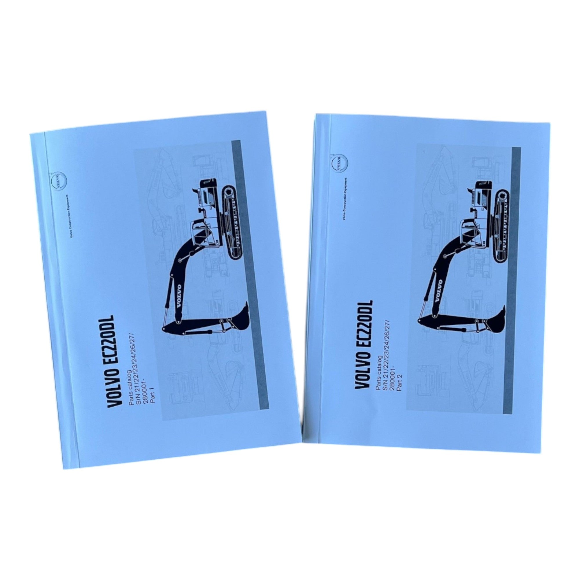 VOLVO EC220D L Excavator Parts Catalog Hard Copy Manual