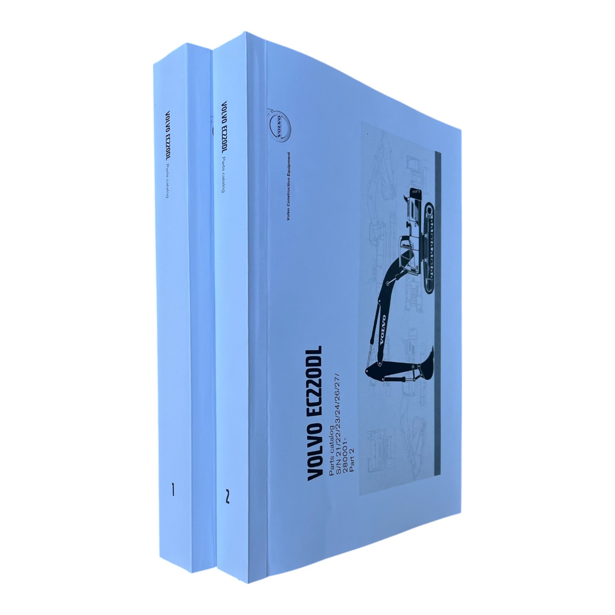 VOLVO EC220D L Excavator Parts Catalog Hard Copy Manual