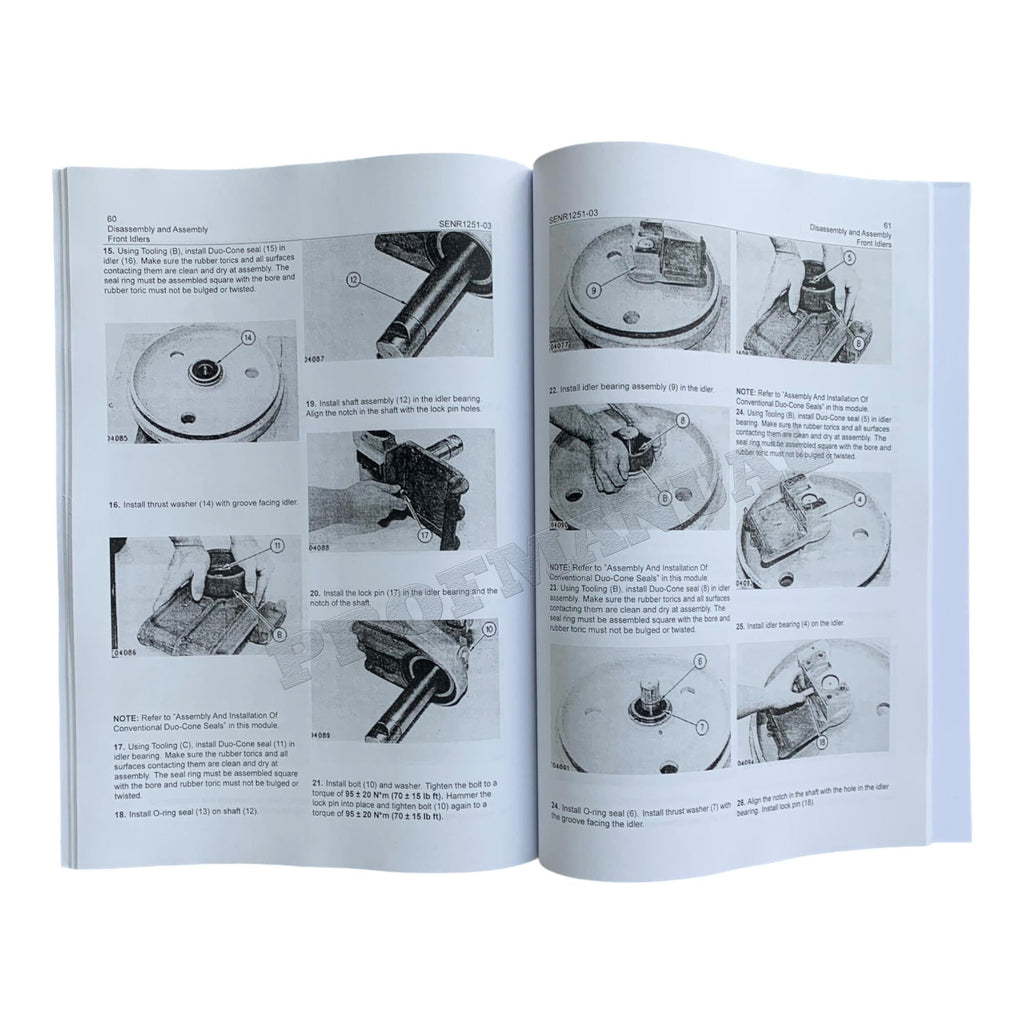 Caterpillar D3C D4C D5C SERIE 3 HYSTAT TRACTOR POWER Manual Disassembly Assembly