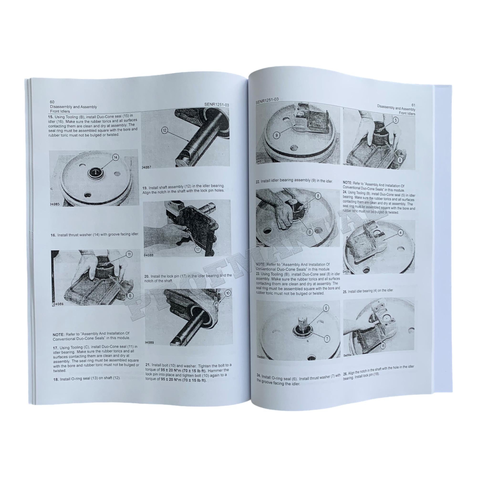 Caterpillar D3C D4C D5C SERIE 3 HYSTAT TRACTOR POWER Manual Disassembly Assembly