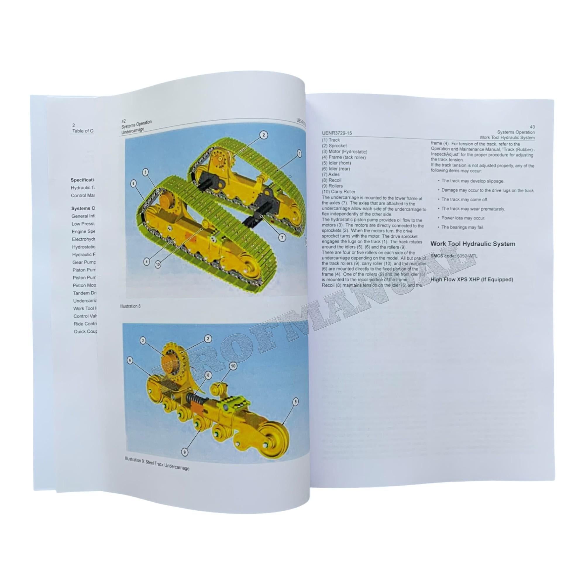 Caterpillar 257D 277D 287D 297D 297DXHP 297D2 297D2XHP Loader Testing Adjust Manual