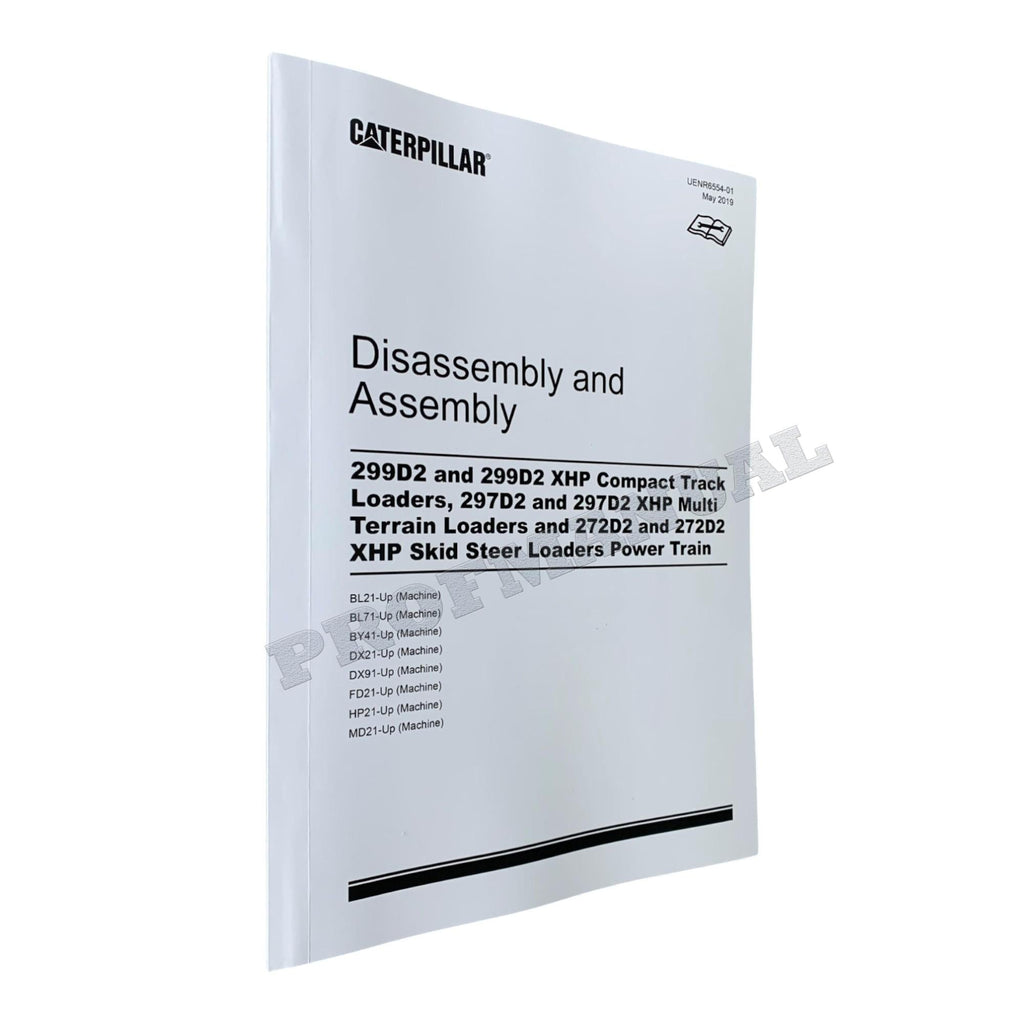 Manual de servicio del tren de potencia del cargador Caterpillar 299D2 297D2 272D2 Desmontaje y montaje