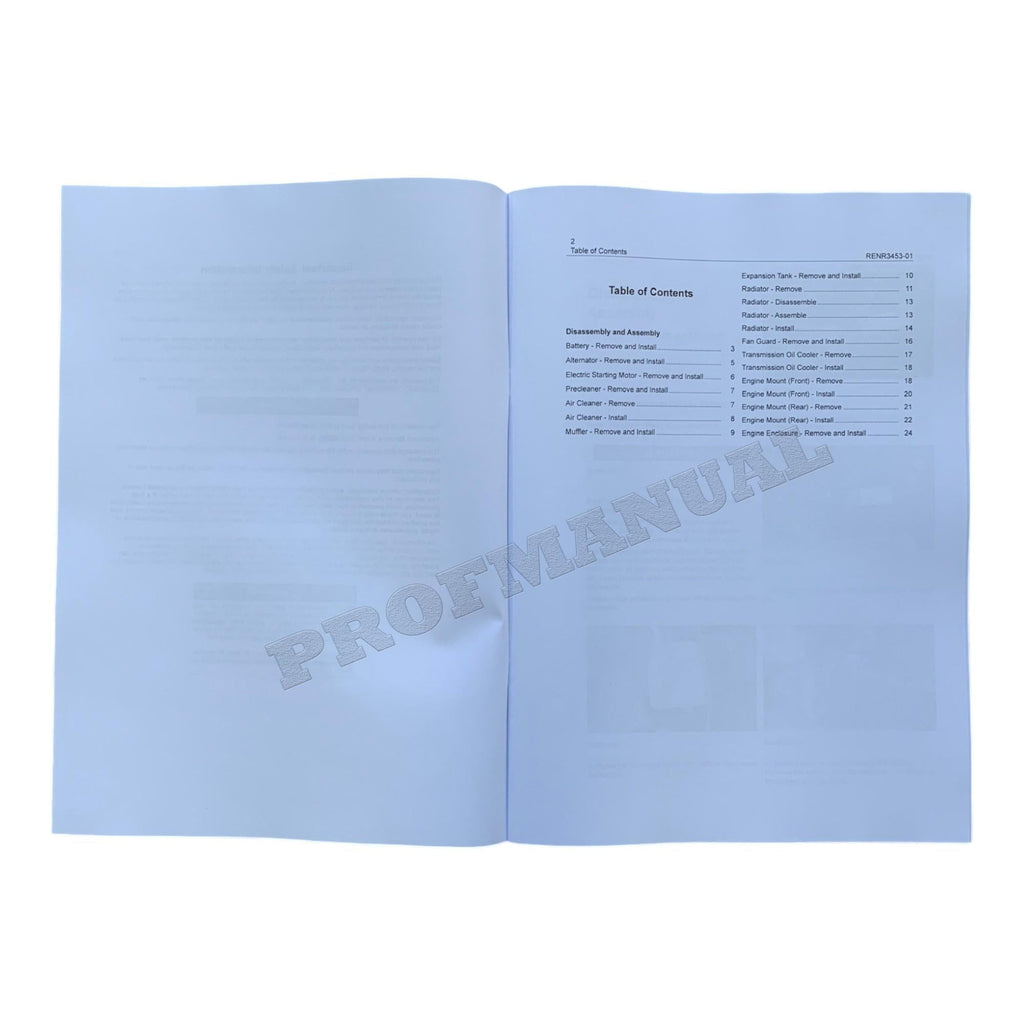 Manual de servicio del motor Caterpillar 3054 *Enviar número de serie