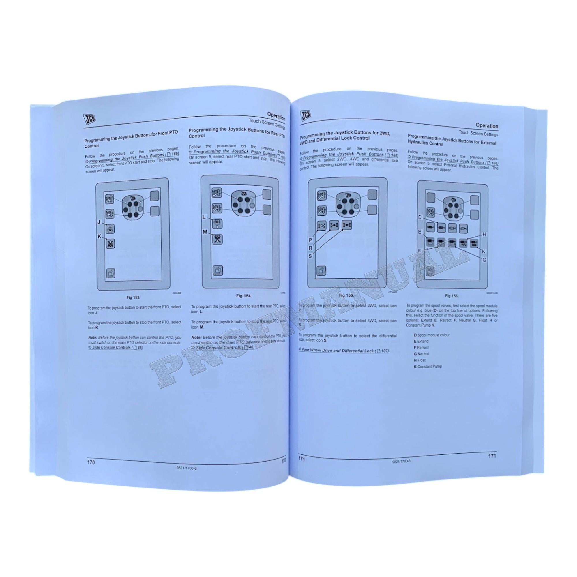 JCB 3200 XTRA 3230 XTRA Fastrac Operators Manual 9821_1700