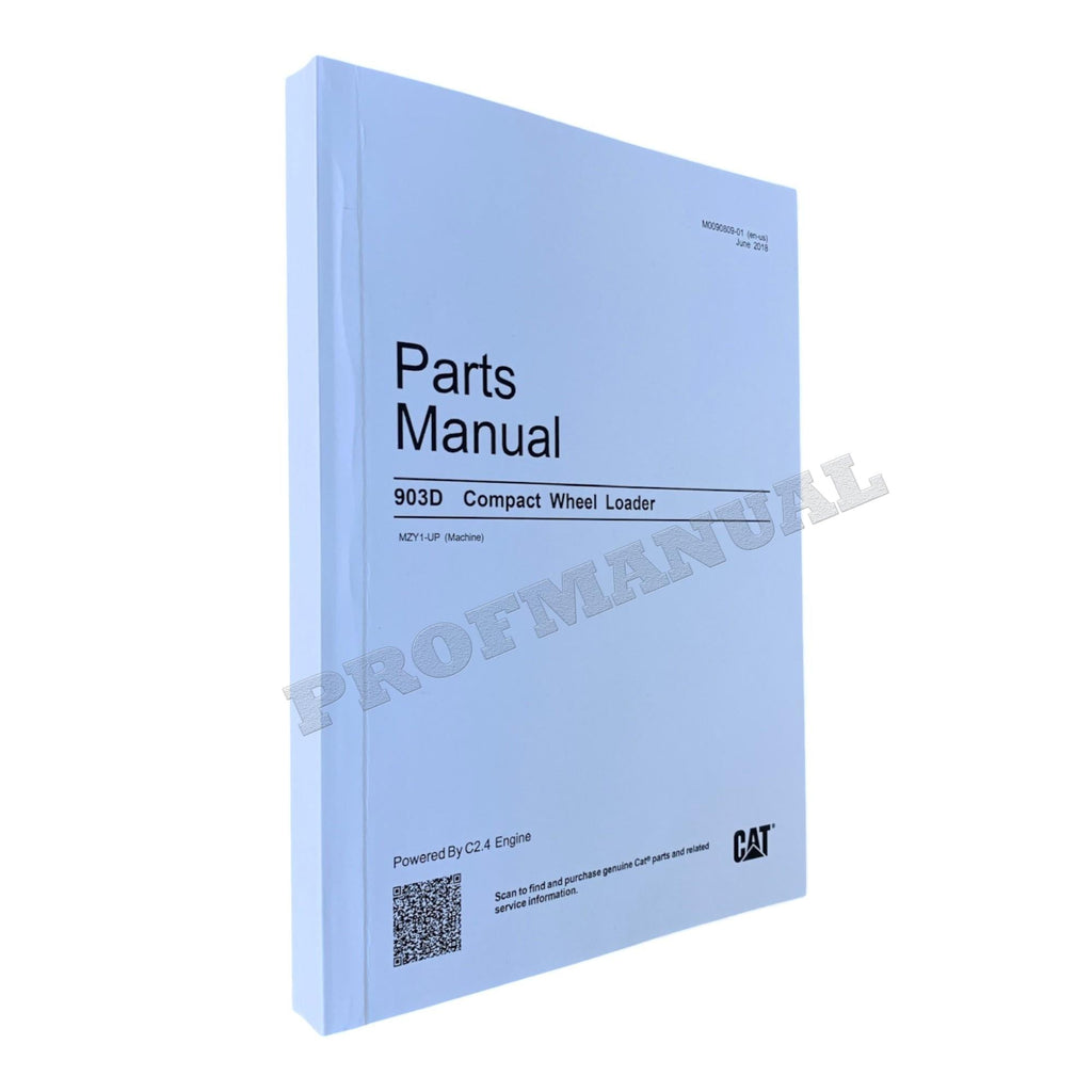 Caterpillar Cat 903D Compact Wheel Loader Parts Catalog Manual M0090809