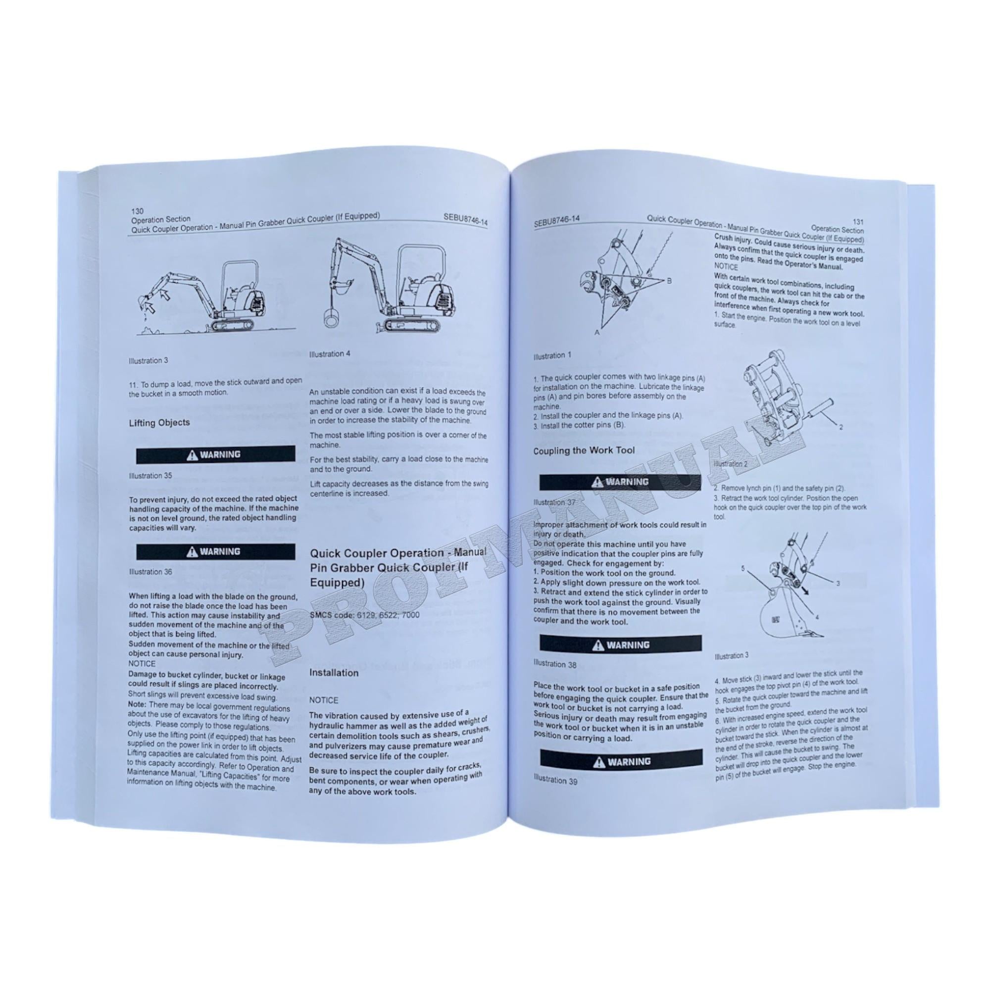 Manual del operador de la miniexcavadora hidráulica Caterpillar 303.5E CR 304E CR