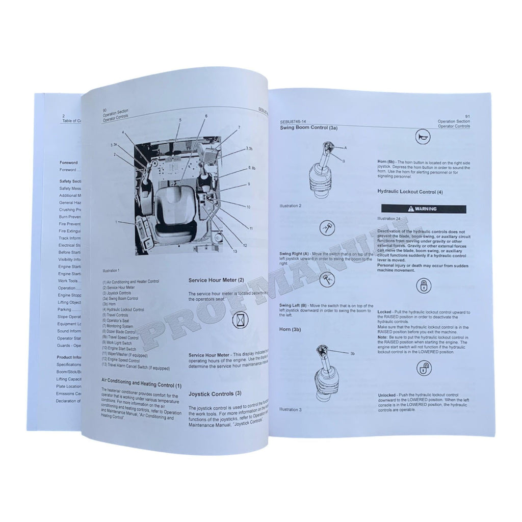 Manual del operador de la miniexcavadora hidráulica Caterpillar 303.5E CR 304E CR