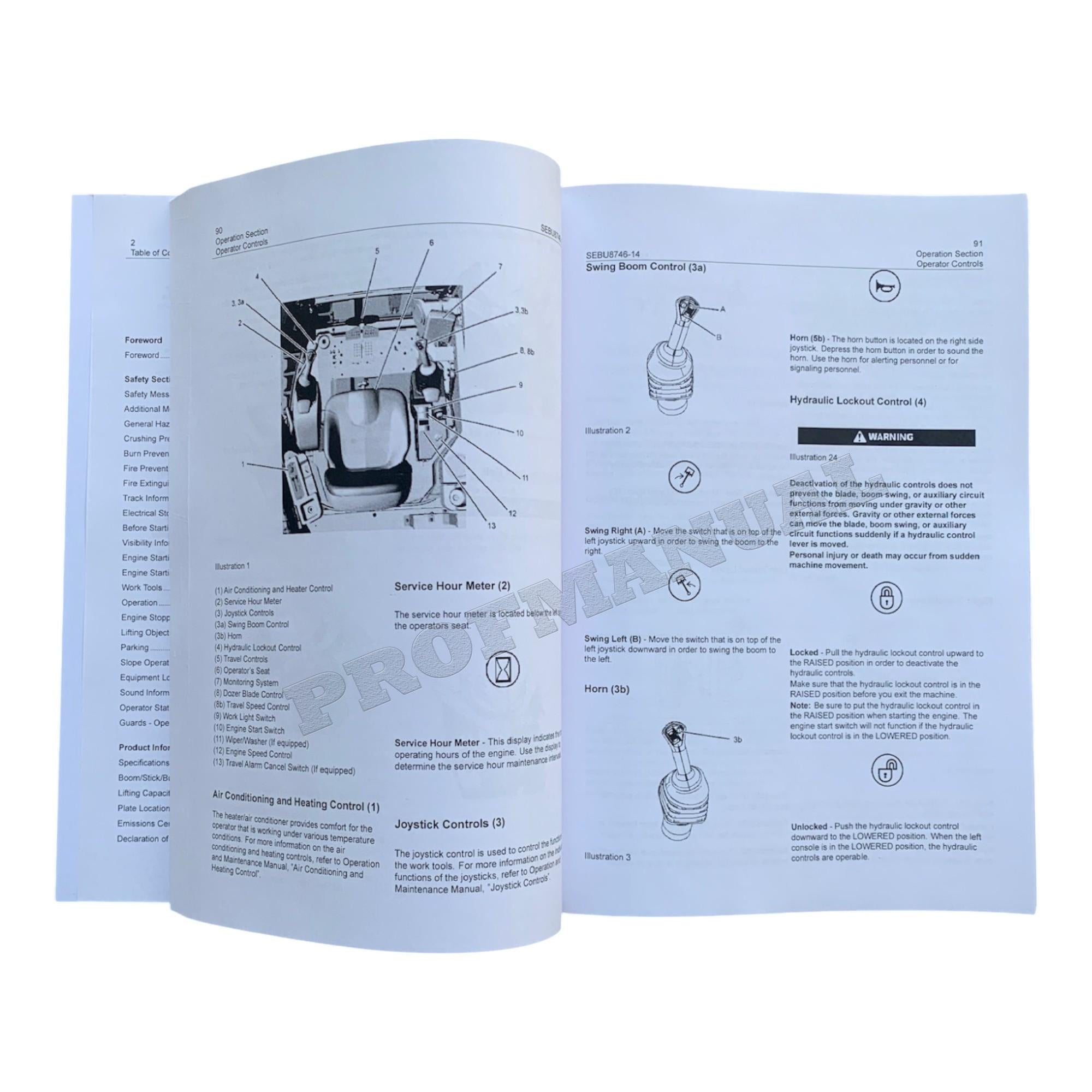Manual del operador de la miniexcavadora hidráulica Caterpillar 303.5E CR 304E CR