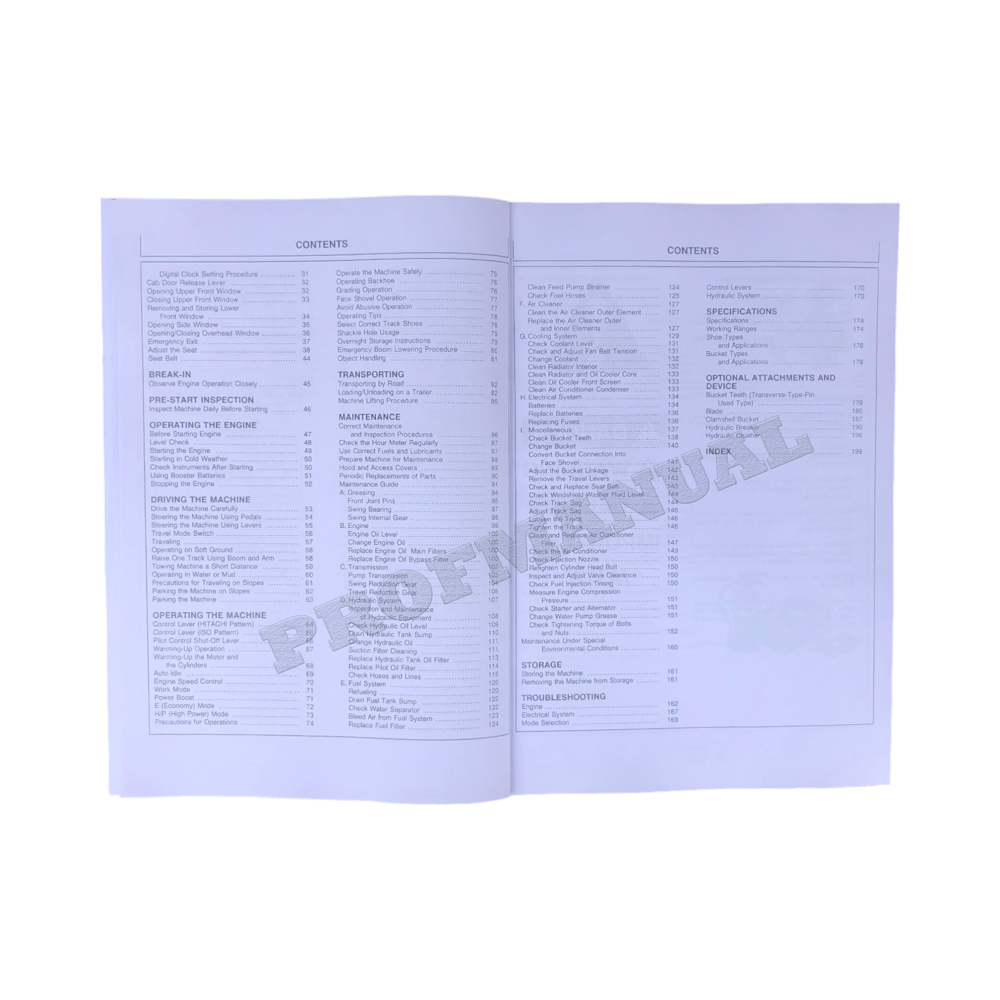 HITACHI EX225USR EX225USR-LC EXCAVATOR OPERATORS MANUAL 10001 and up