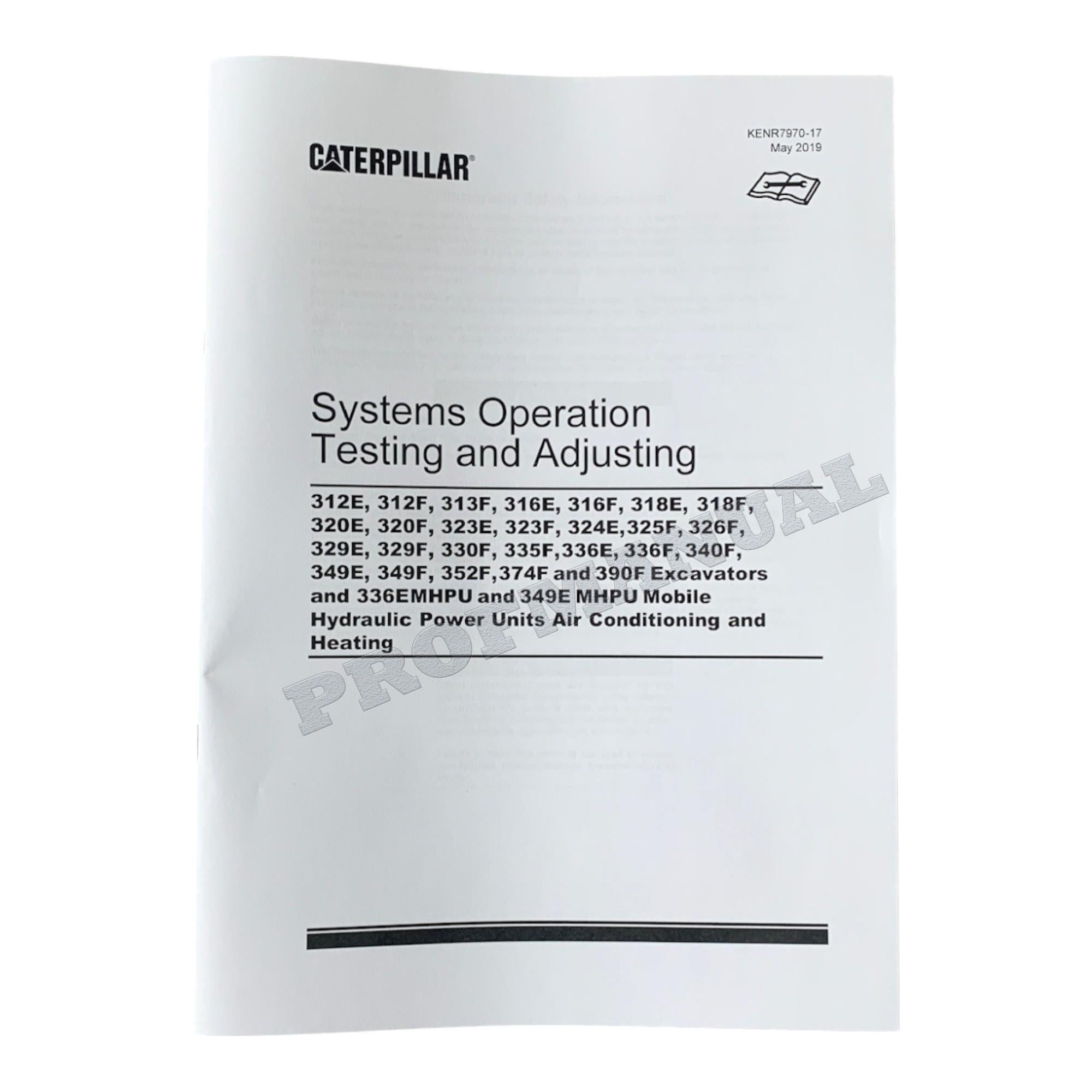 Caterpillar 323F SA EXCAVATOR Full Service Manual SN FA21-UP *Send serial number