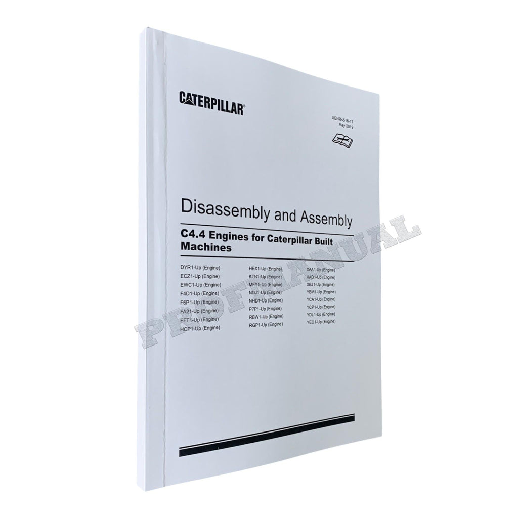 Manual de desmontaje y montaje de la máquina ensamblada del motor Caterpillar Cat C4.4 UENR4516