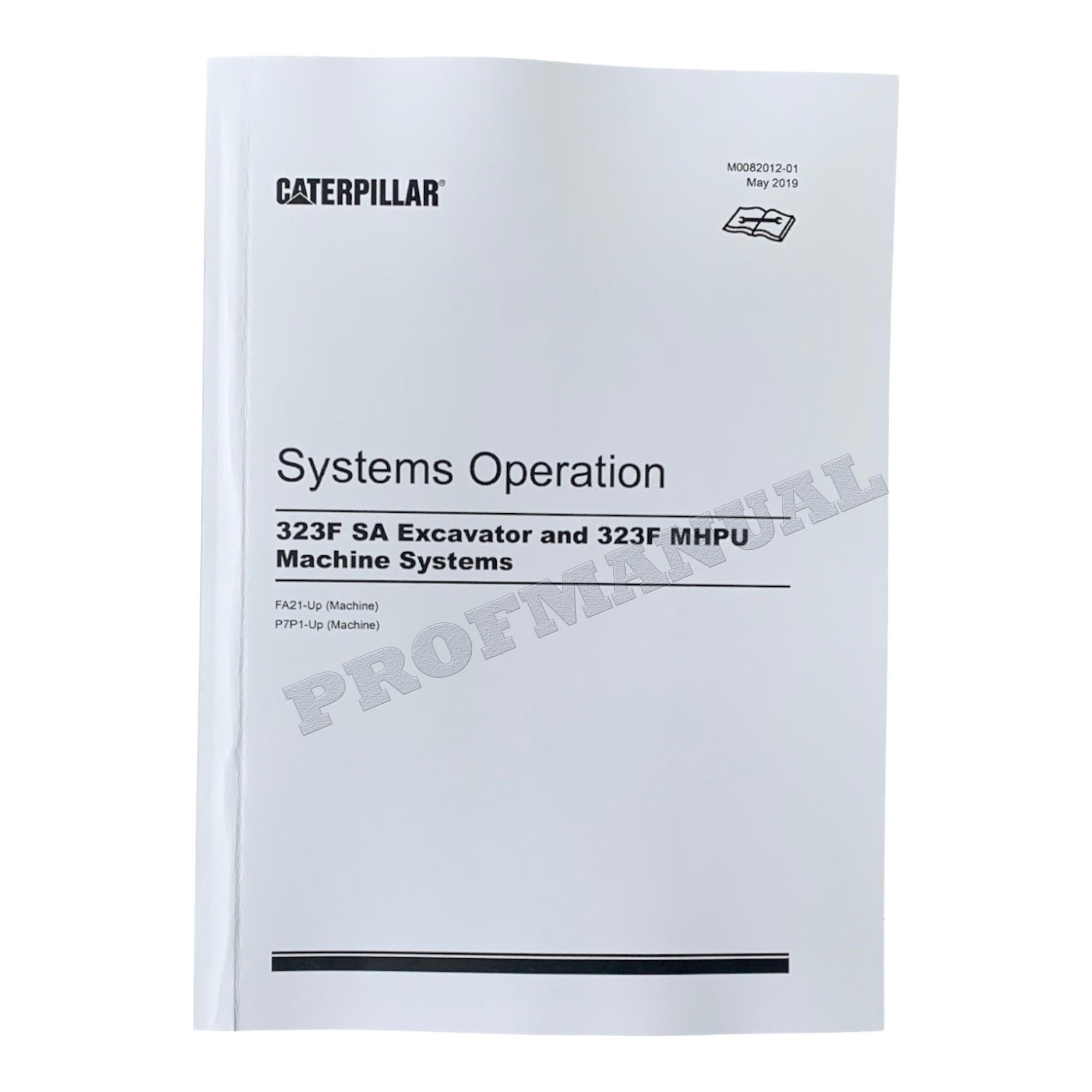 Caterpillar 323F SA EXCAVATOR Full Service Manual SN FA21-UP *Send serial number