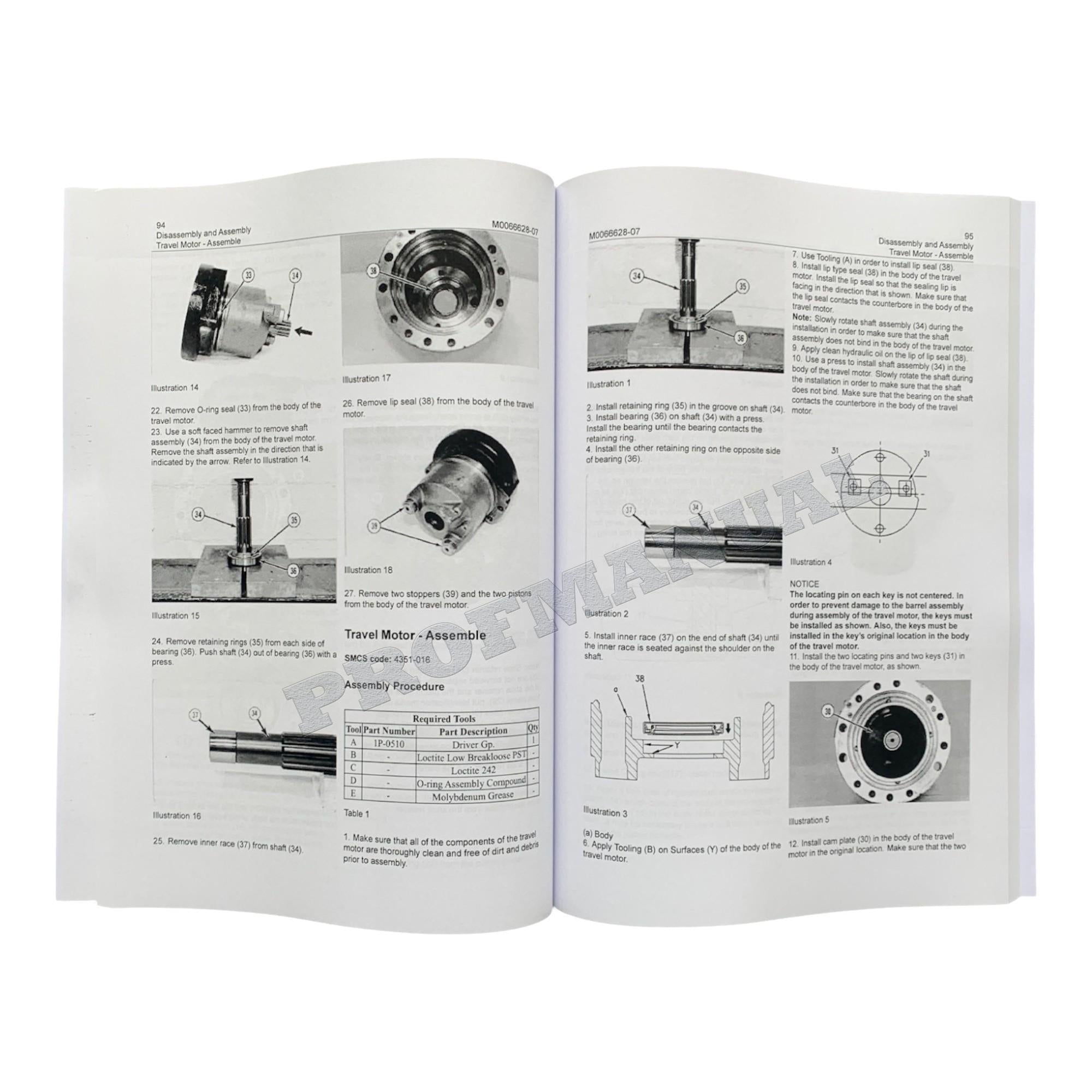 Caterpillar Cat 320F 323F EXCAVATOR Machine SYSTEM Disassembly Assembly Manual