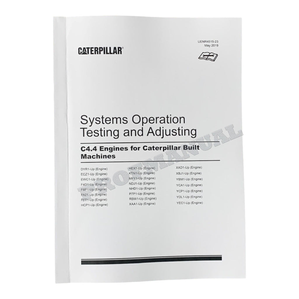 Caterpillar 323F SA EXCAVATOR Full Service Manual SN FA21-UP *Send serial number