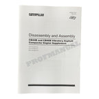 Caterpillar CB-44B VIBRATORY COMPACTOR Full Service Manual *Send serial number