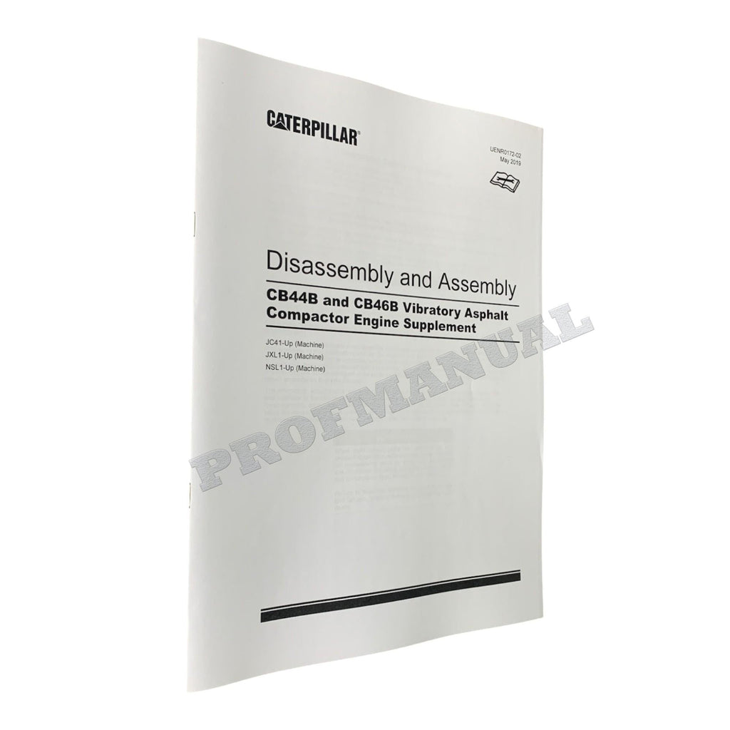 Caterpillar C3.4B Engine Full Service Manual S.N/ NSL1-UP *Send serial#