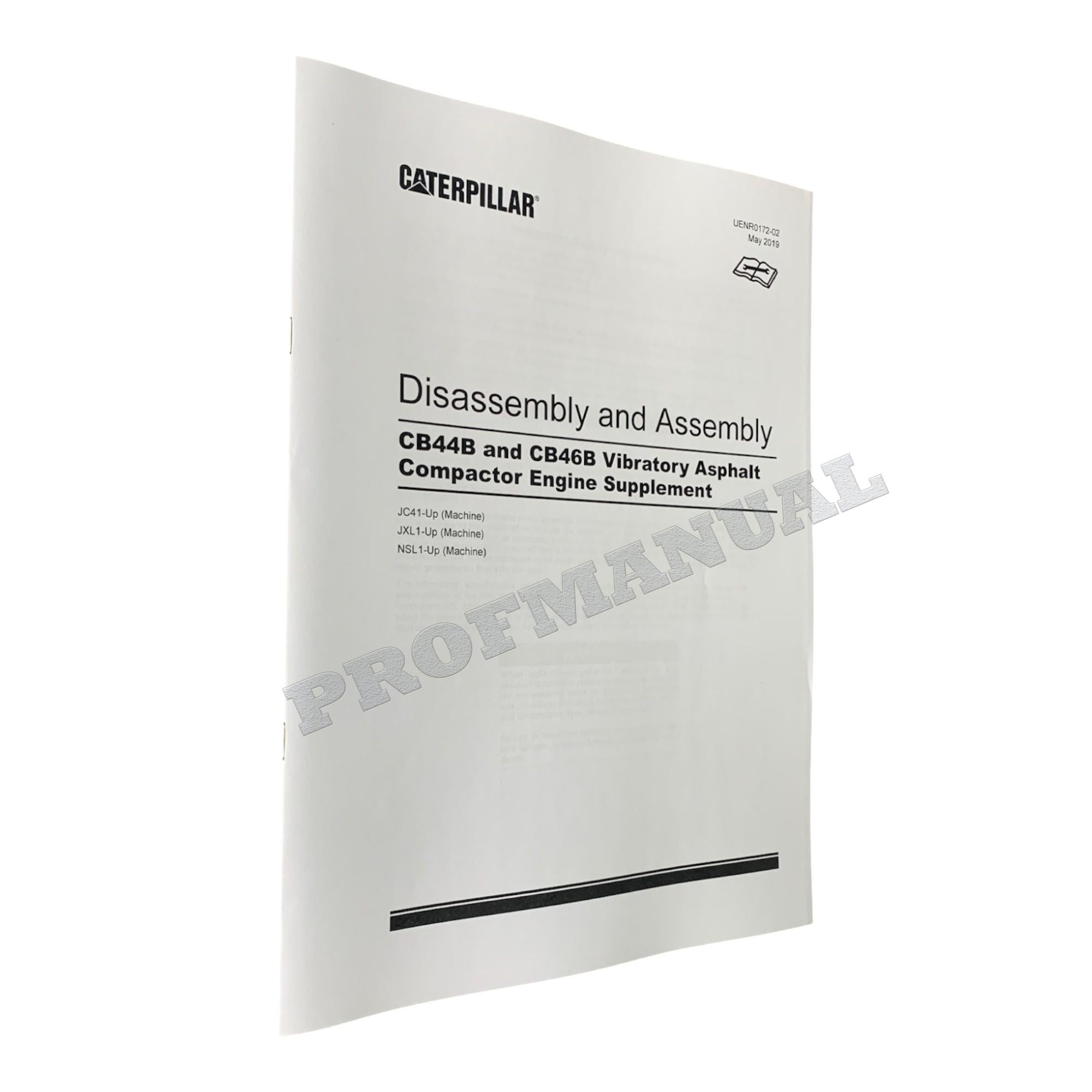 Caterpillar C3.4B Engine Full Service Manual S.N/ NSL1-UP *Send serial#