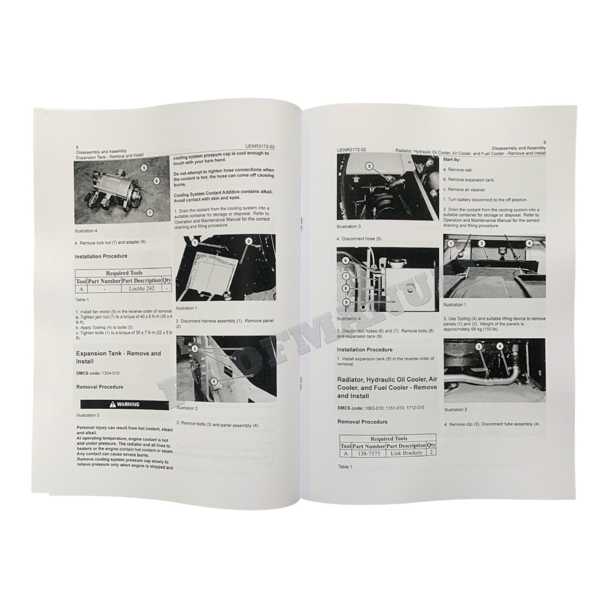 Caterpillar C3.4B Engine Full Service Manual S.N/ NSL1-UP *Send serial#