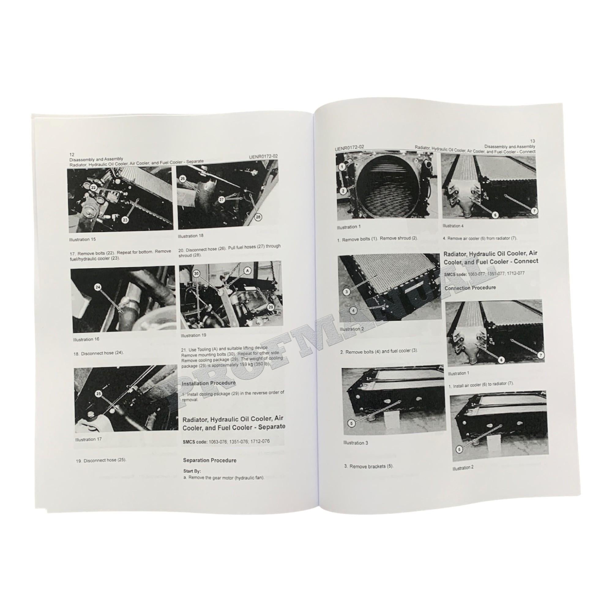 Caterpillar C3.4B Engine Full Service Manual S.N/ NSL1-UP *Send serial#